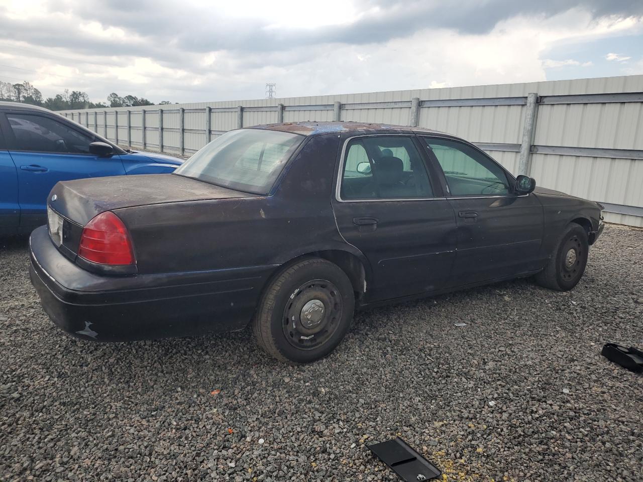 2004 Ford Crown Victoria Police Interceptor Black vin: 2FAHP71W34X154662