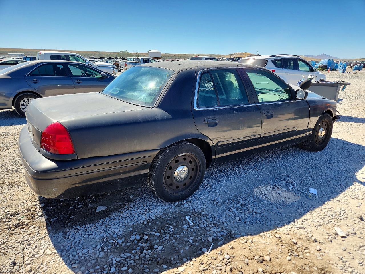 2007 Ford Crown Victoria Police Interceptor Black vin: 2FAHP71W37X138675