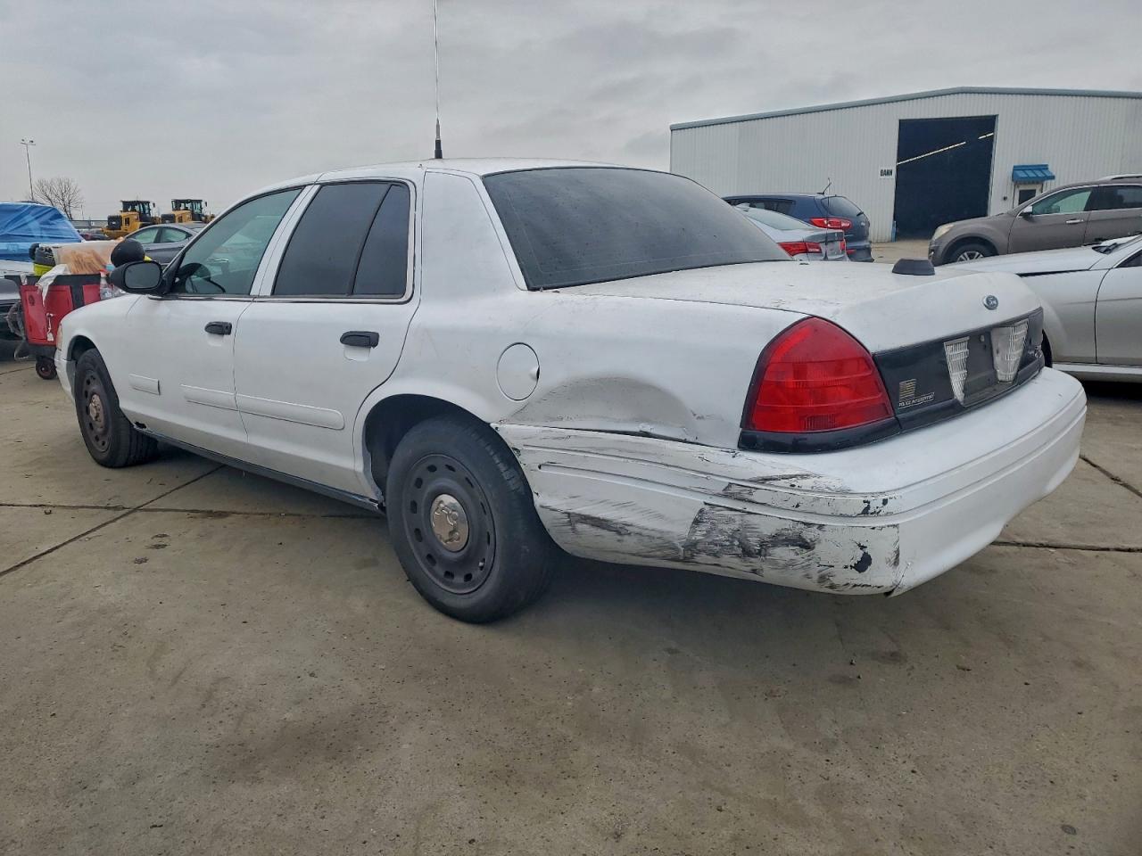 2004 Ford Crown Victoria Police Interceptor White vin: 2FAHP71W54X105933