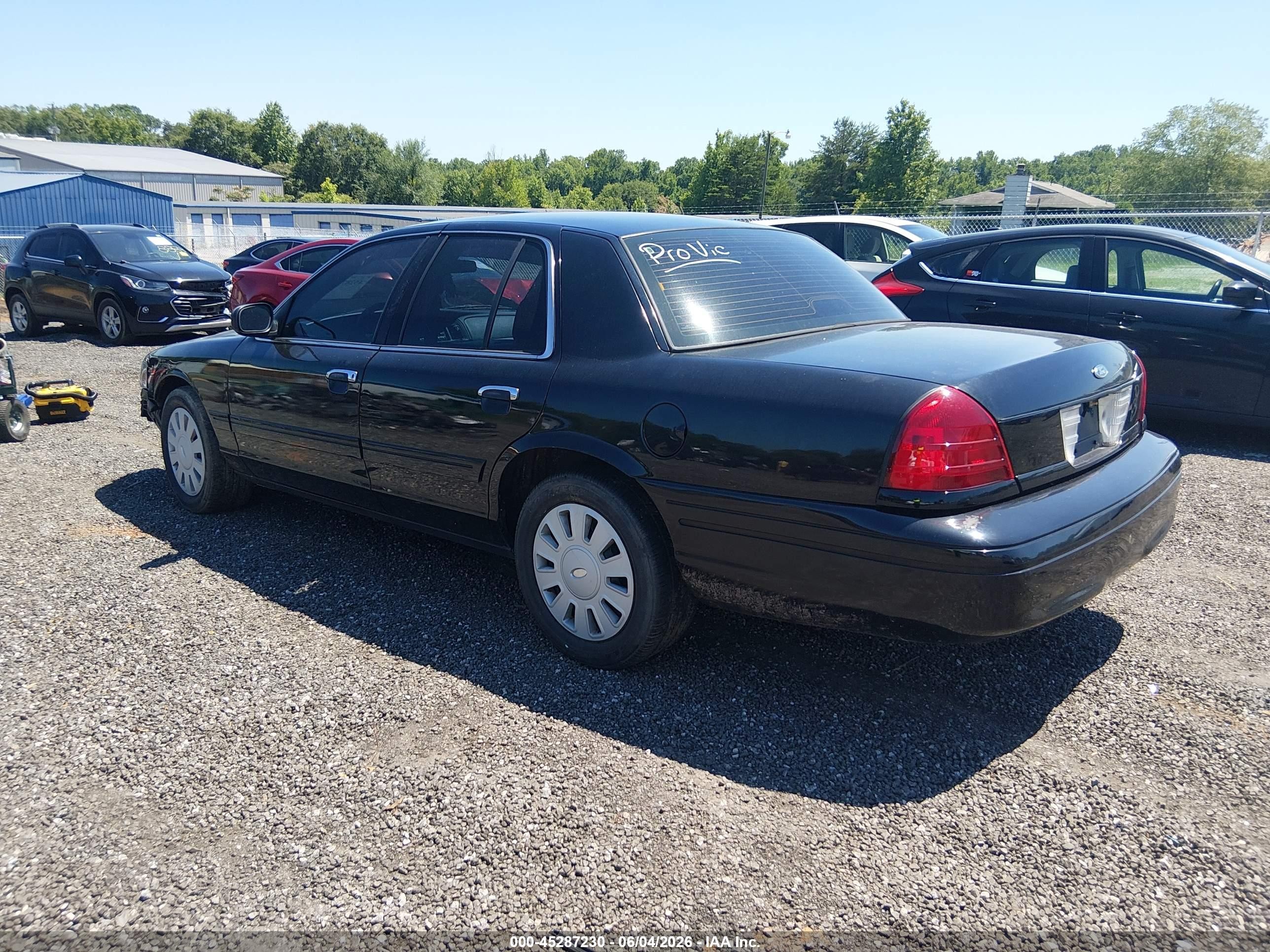2006 Ford Crown Victoria Police/police Interceptor Black vin: 2FAHP71W56X151734