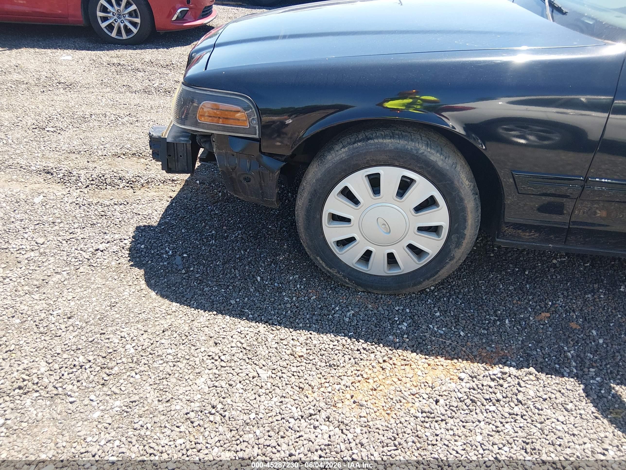 2006 Ford Crown Victoria Police/police Interceptor Black vin: 2FAHP71W56X151734