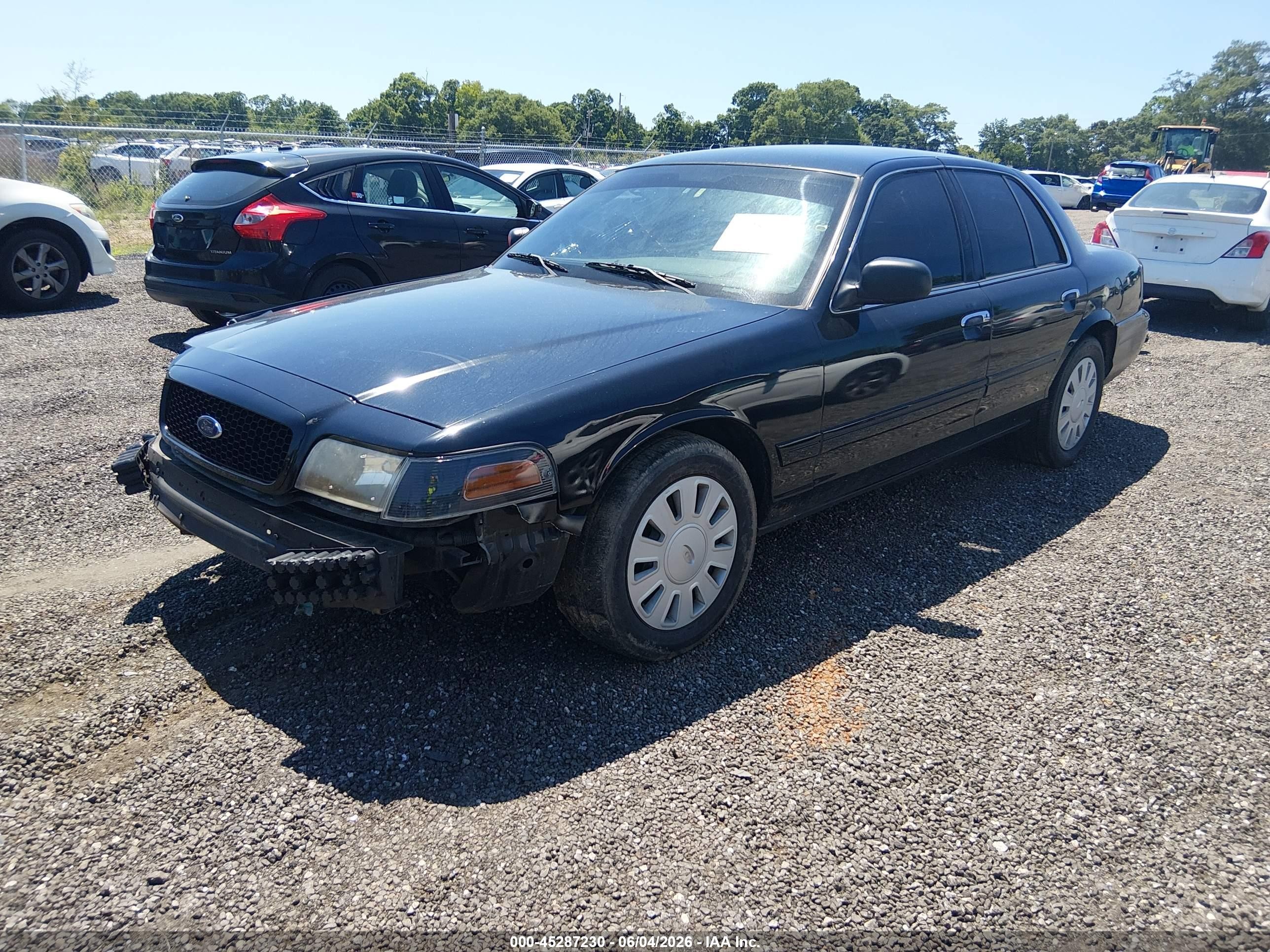 2006 Ford Crown Victoria Police/police Interceptor Black vin: 2FAHP71W56X151734