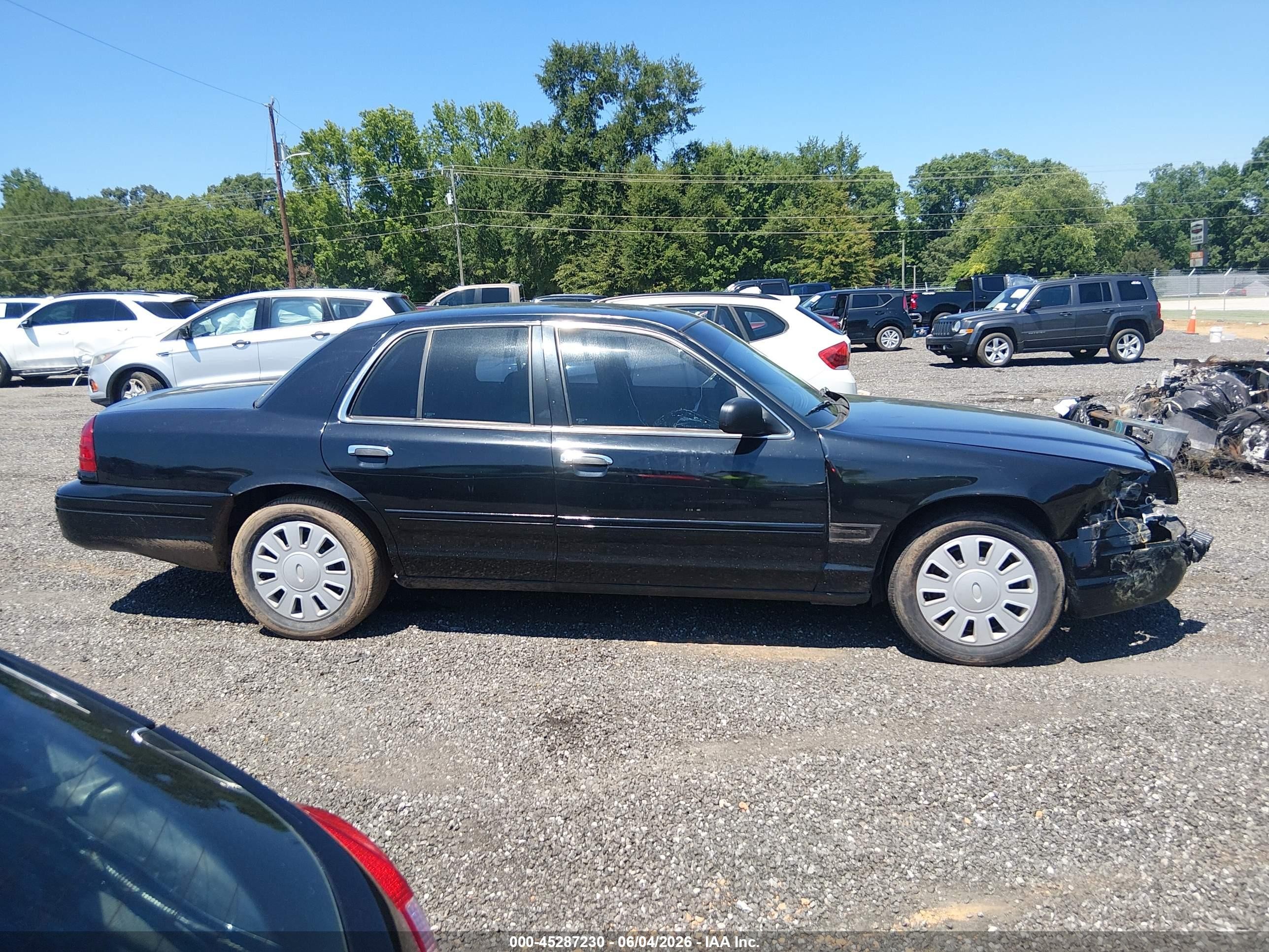 2006 Ford Crown Victoria Police/police Interceptor Black vin: 2FAHP71W56X151734