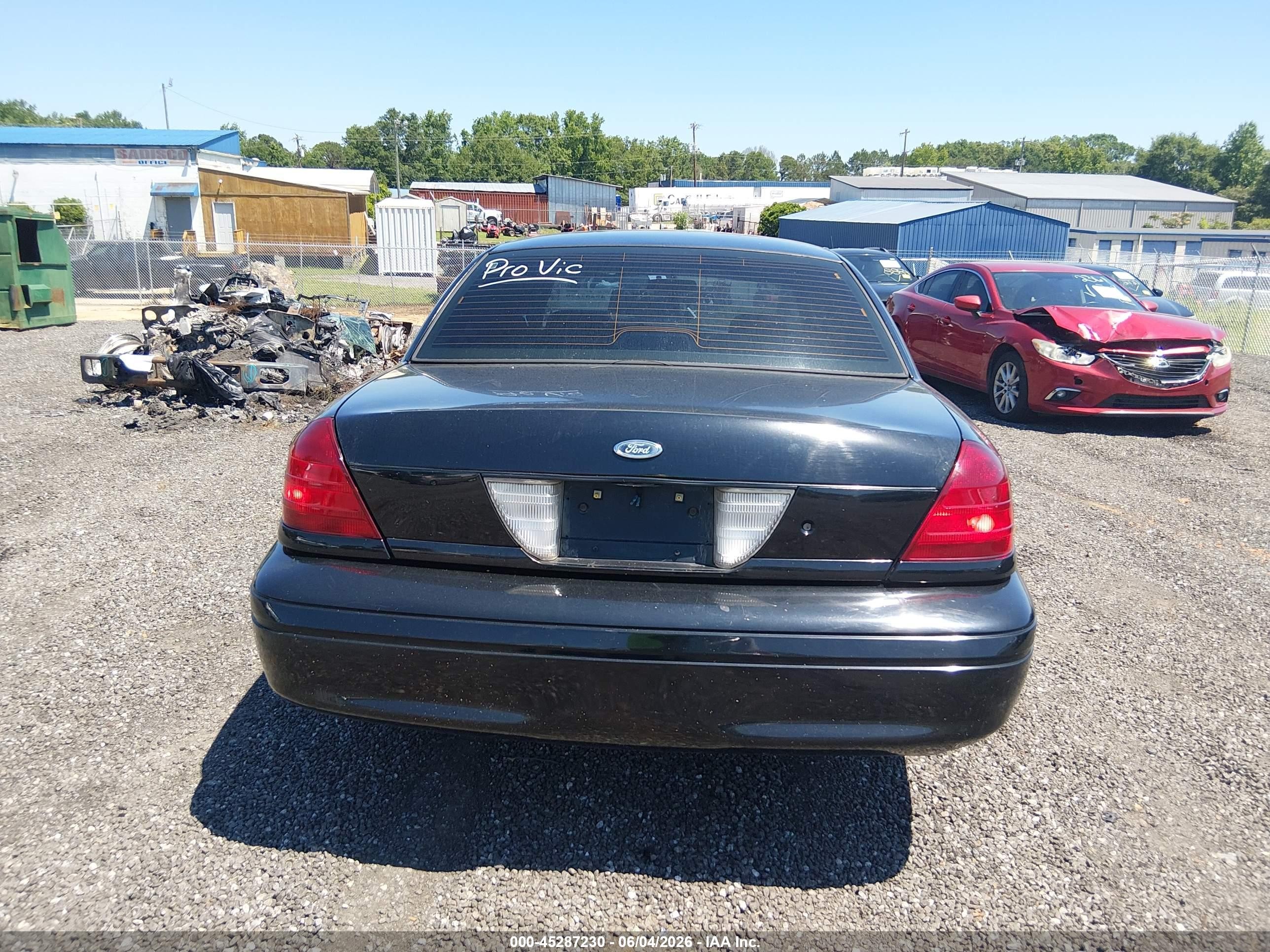 2006 Ford Crown Victoria Police/police Interceptor Black vin: 2FAHP71W56X151734