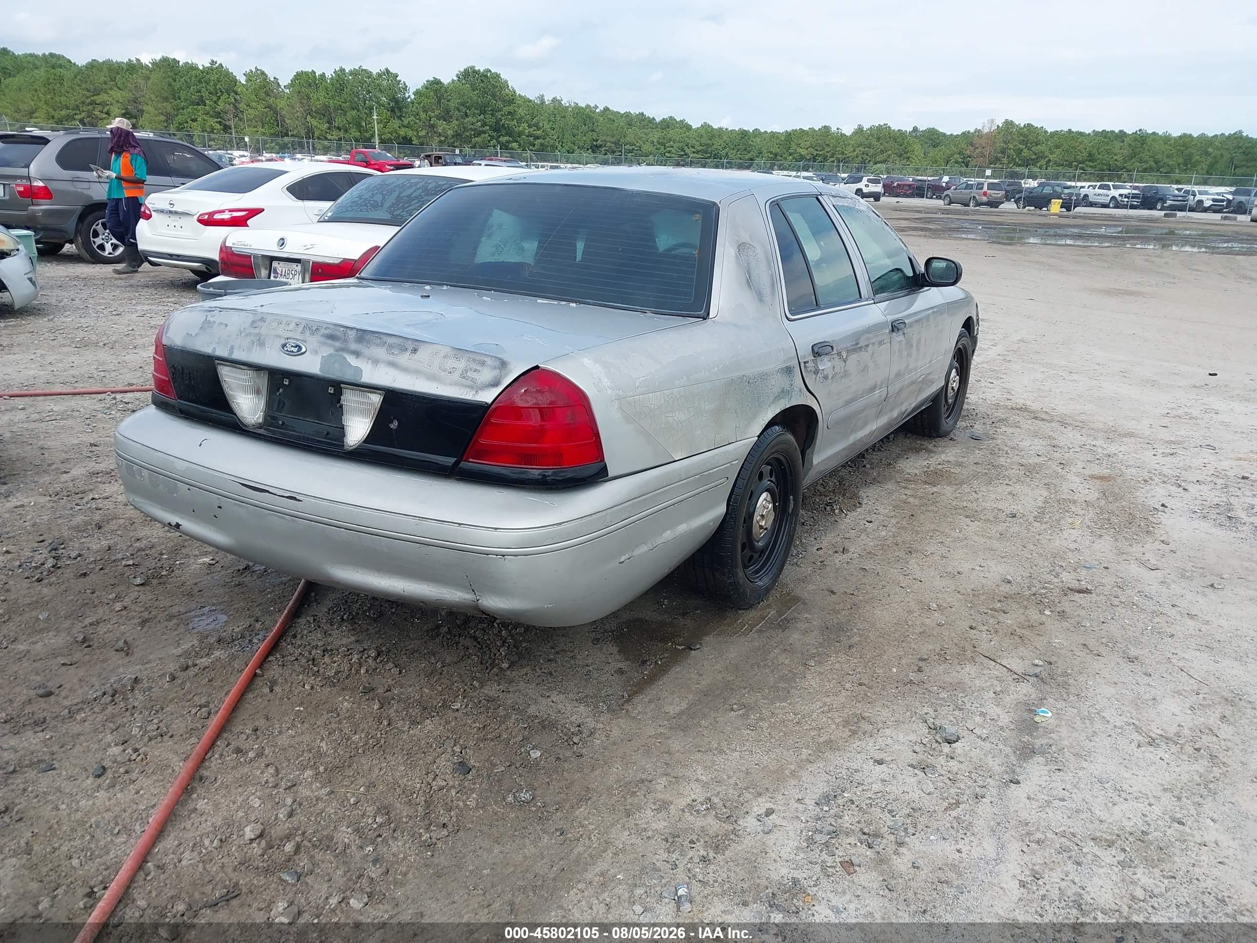 2007 Ford Crown Victoria Police/police Interceptor Серый vin: 2FAHP71W57X130464