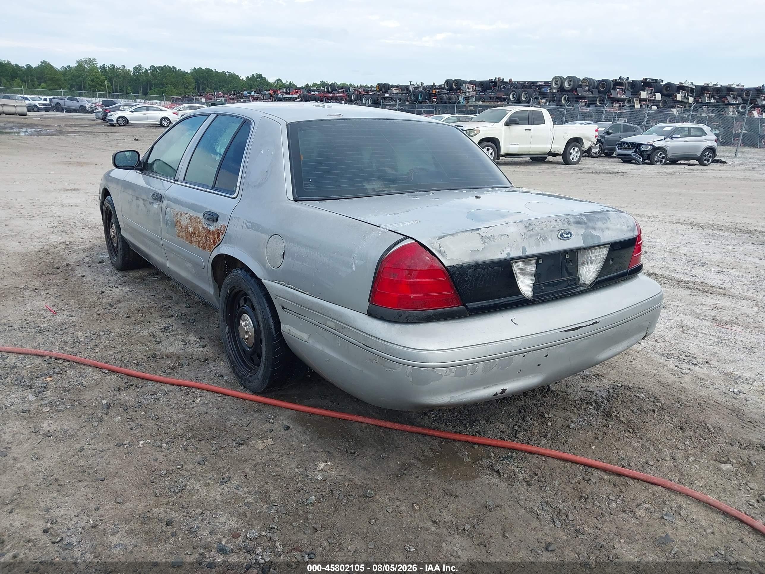 2007 Ford Crown Victoria Police/police Interceptor Серый vin: 2FAHP71W57X130464