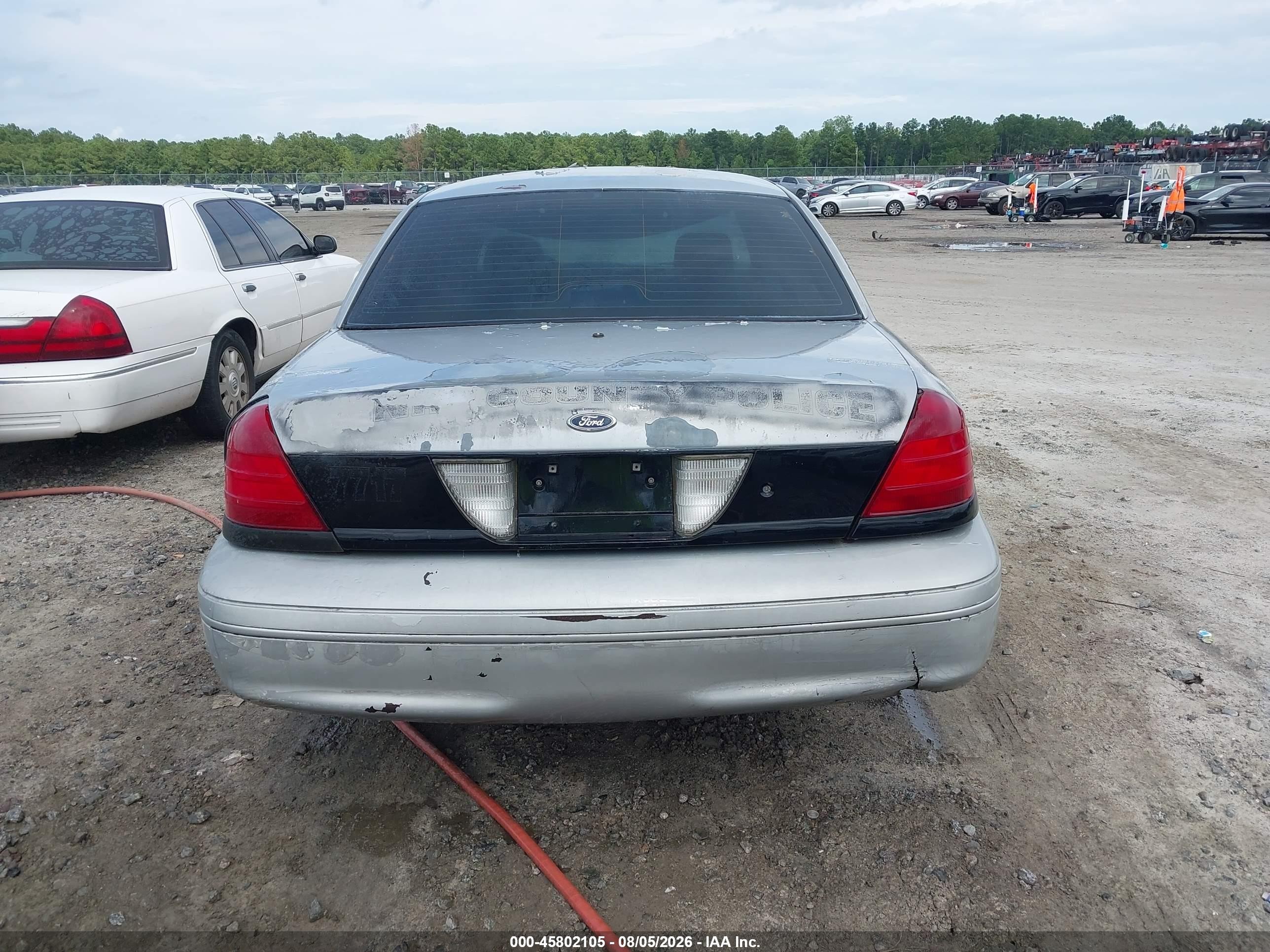 2007 Ford Crown Victoria Police/police Interceptor Серый vin: 2FAHP71W57X130464