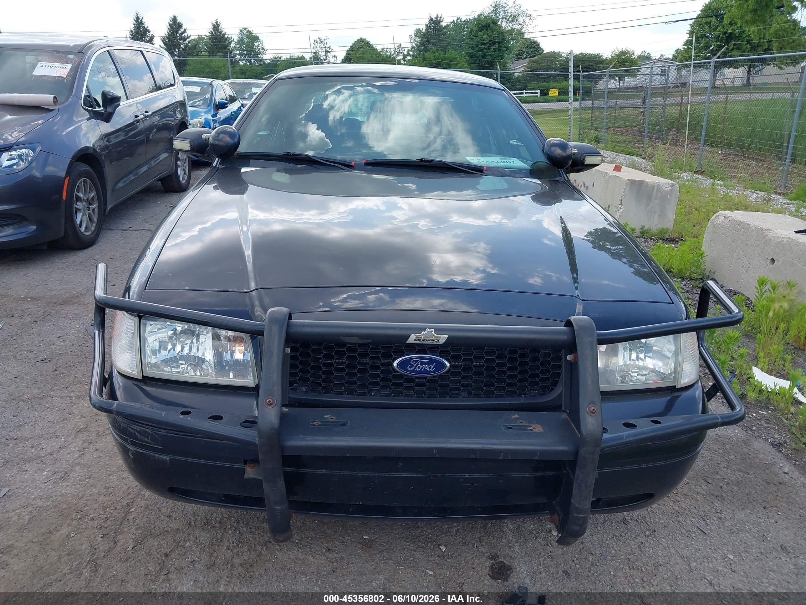 2006 Ford Crown Victoria Police/police Interceptor Black vin: 2FAHP71W66X123151