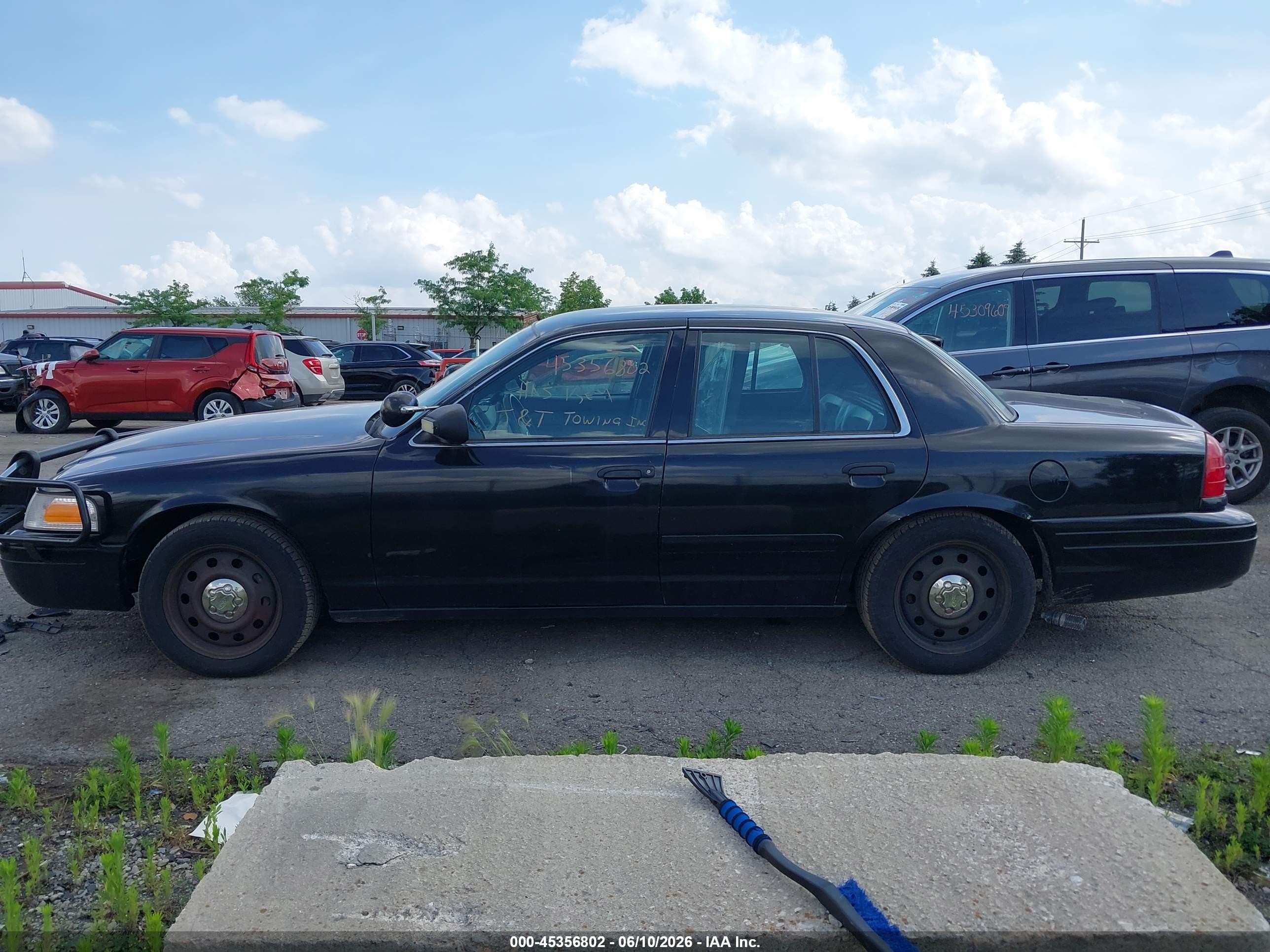 2006 Ford Crown Victoria Police/police Interceptor Black vin: 2FAHP71W66X123151