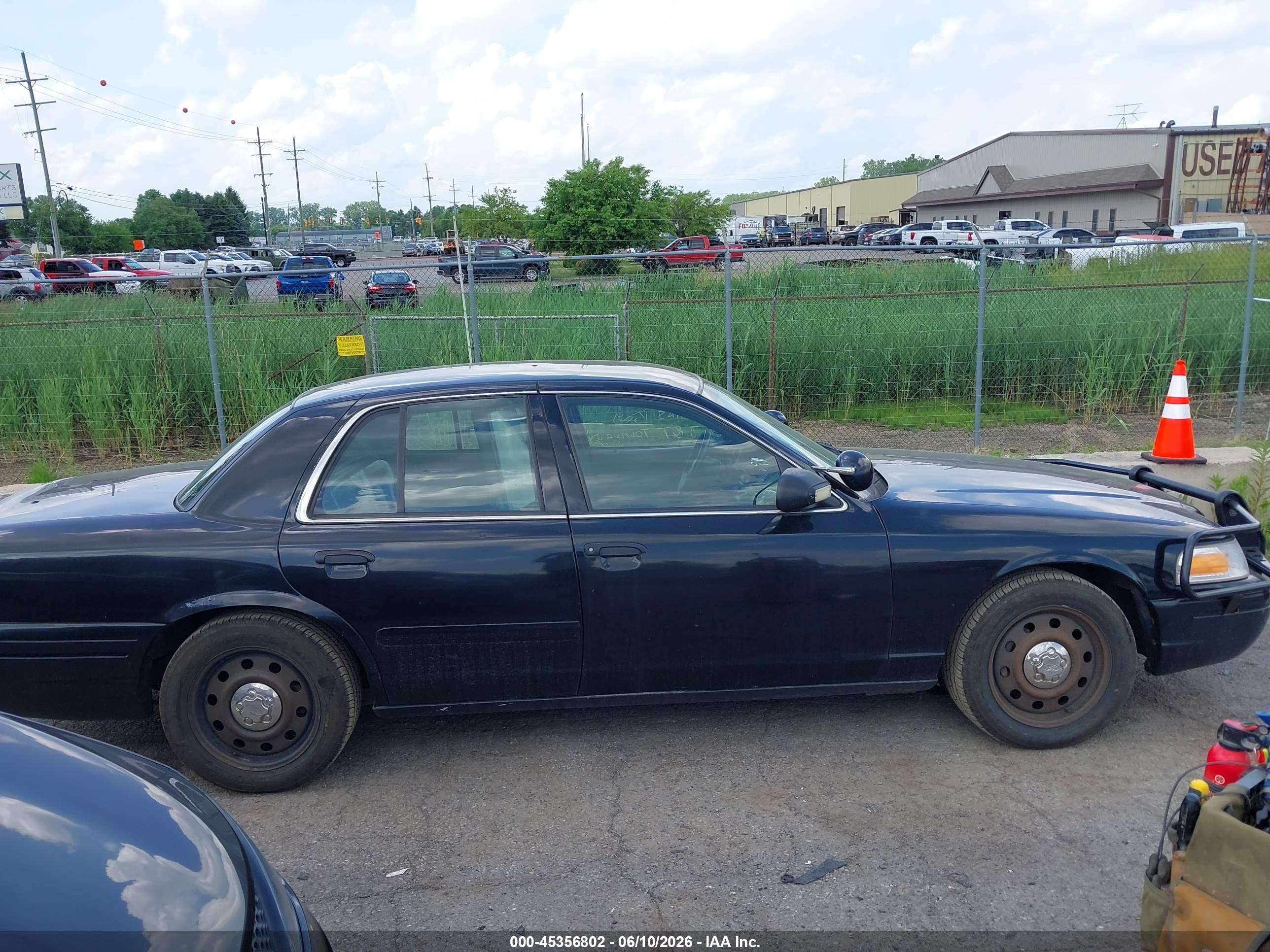 2006 Ford Crown Victoria Police/police Interceptor Black vin: 2FAHP71W66X123151
