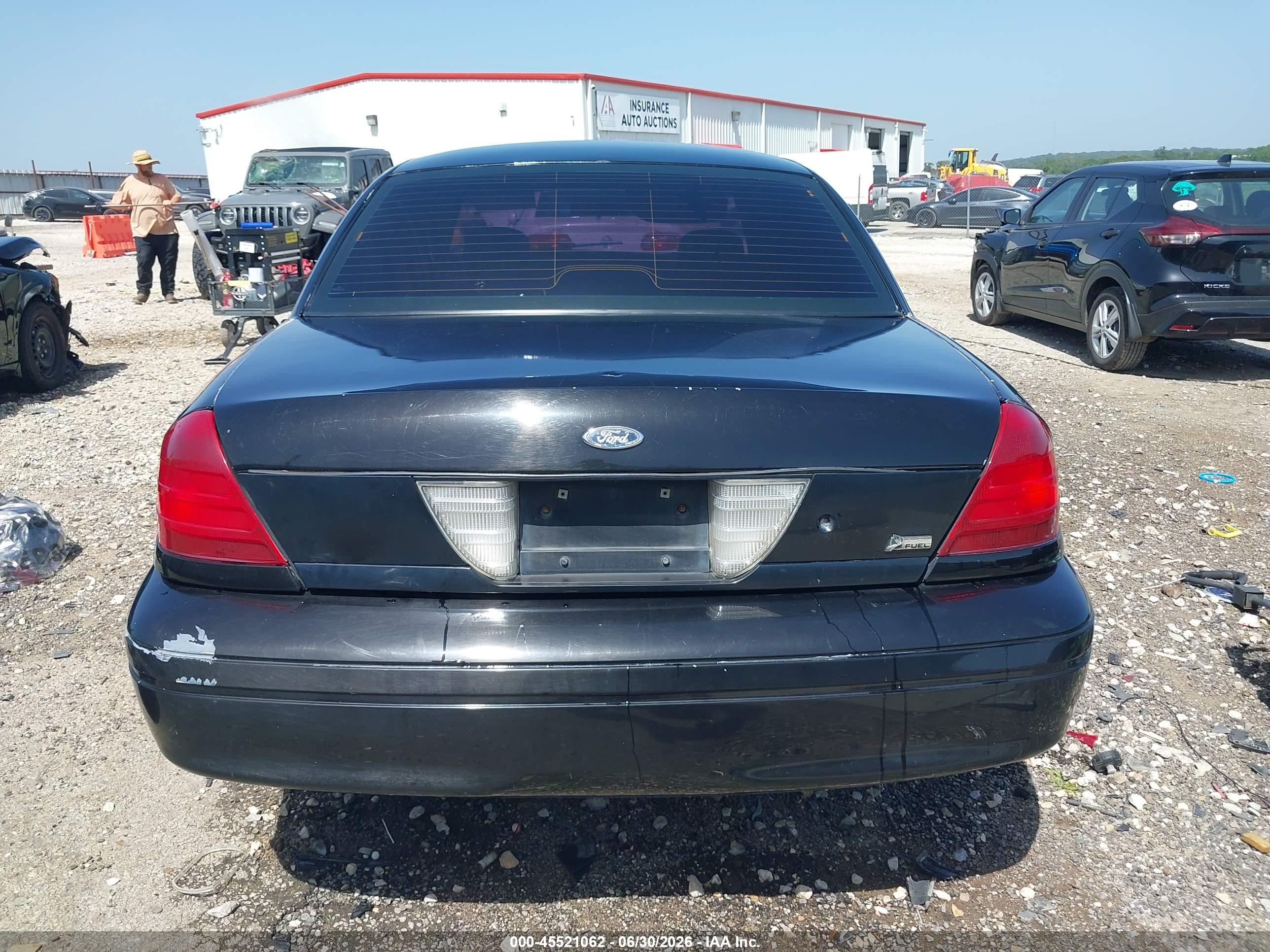 2007 Ford Crown Victoria Police/police Interceptor Black vin: 2FAHP71W67X149783