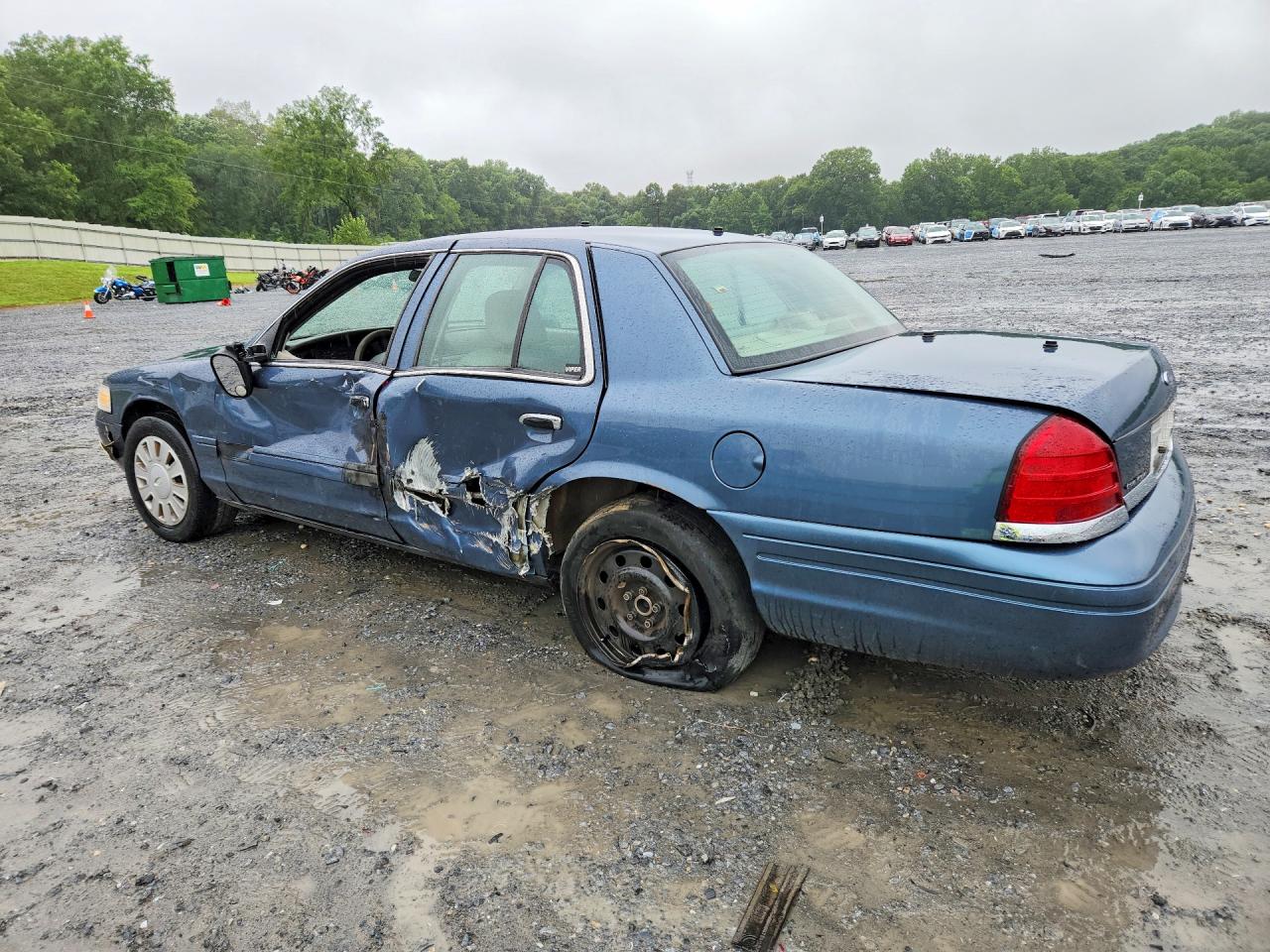 2007 Ford Crown Victoria Police Interceptor Синий vin: 2FAHP71W77X114783