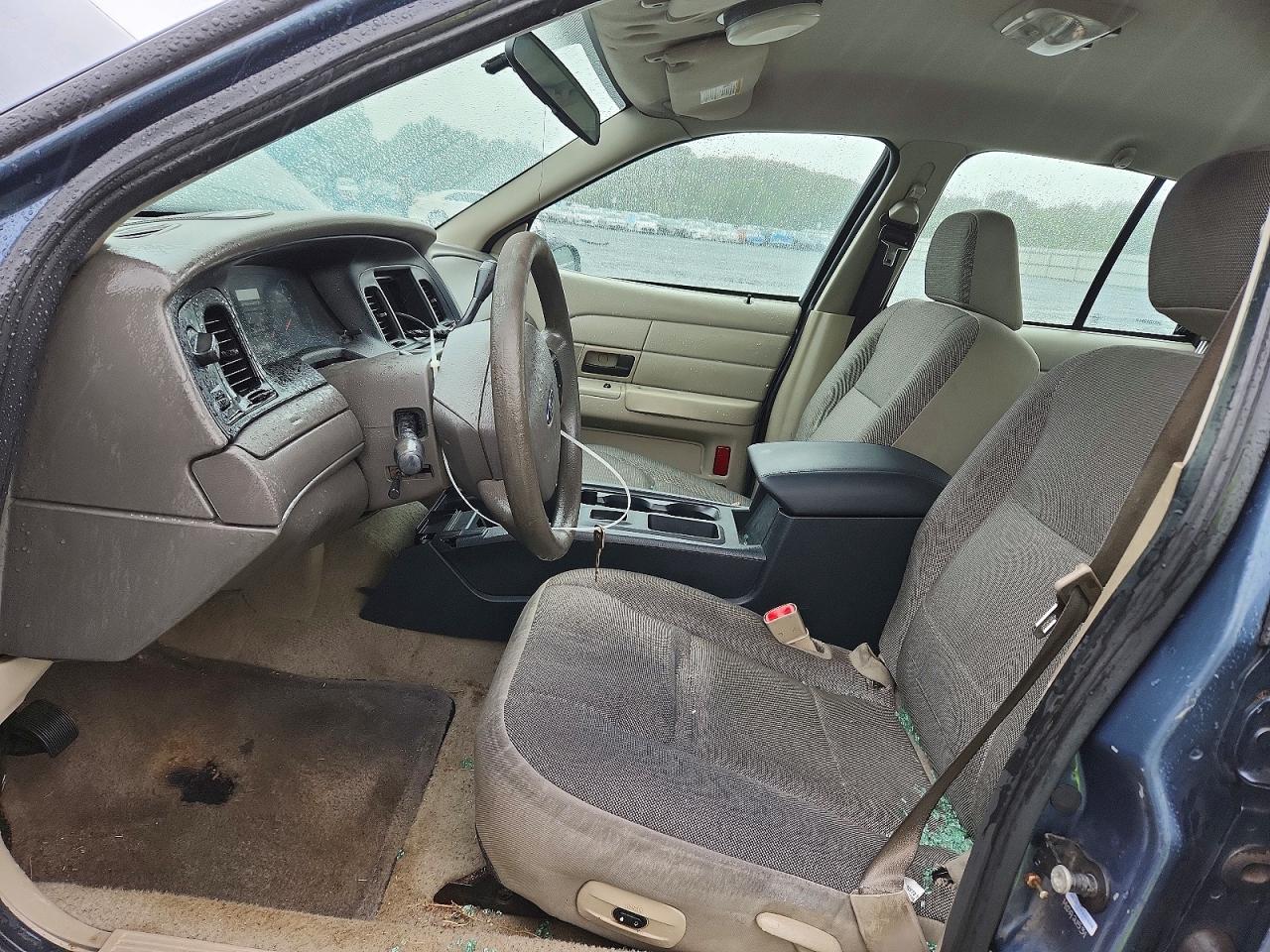 2007 Ford Crown Victoria Police Interceptor Синий vin: 2FAHP71W77X114783