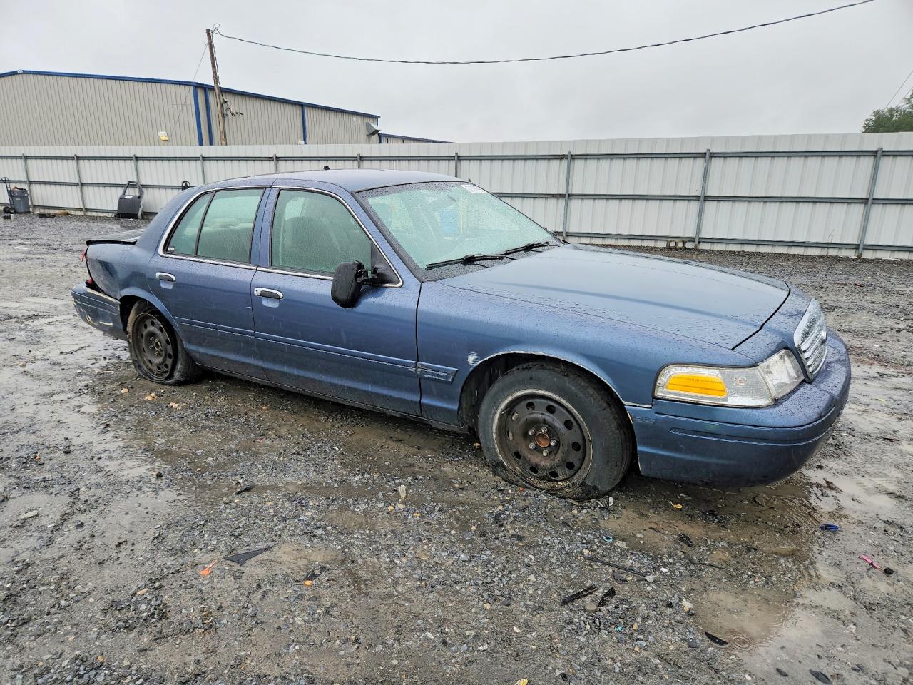 2007 Ford Crown Victoria Police Interceptor Синий vin: 2FAHP71W77X114783