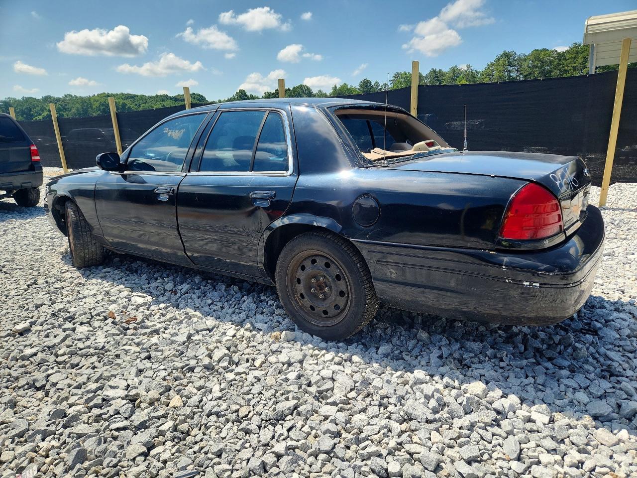 2003 Ford Crown Victoria Police Interceptor Черный vin: 2FAHP71W93X198616
