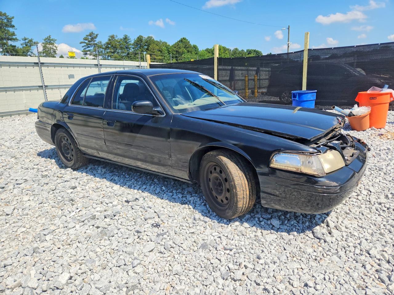 2003 Ford Crown Victoria Police Interceptor Черный vin: 2FAHP71W93X198616