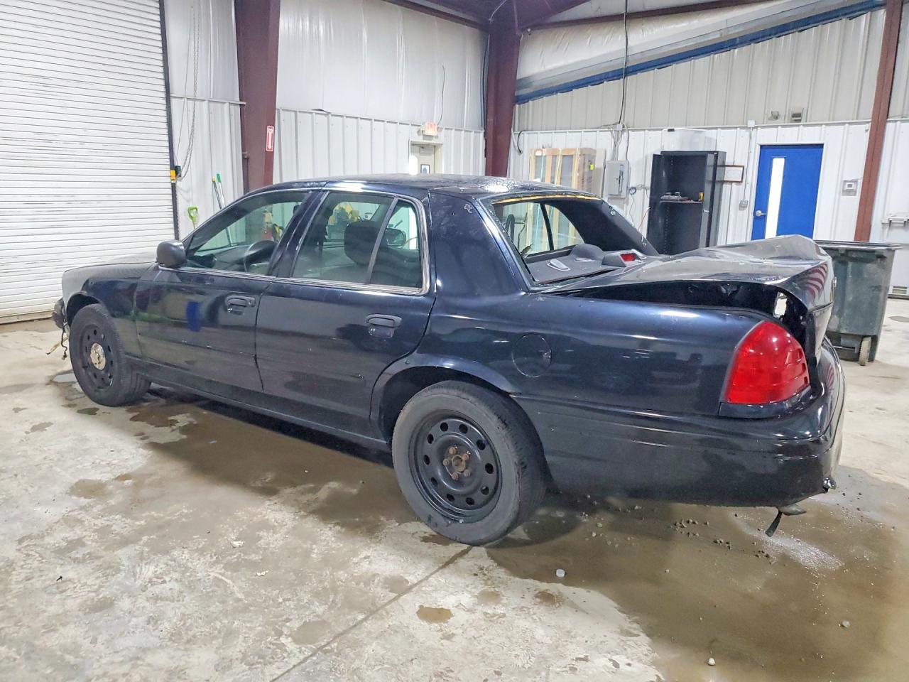 2007 Ford Crown Victoria Police Interceptor Black vin: 2FAHP71WX7X151326