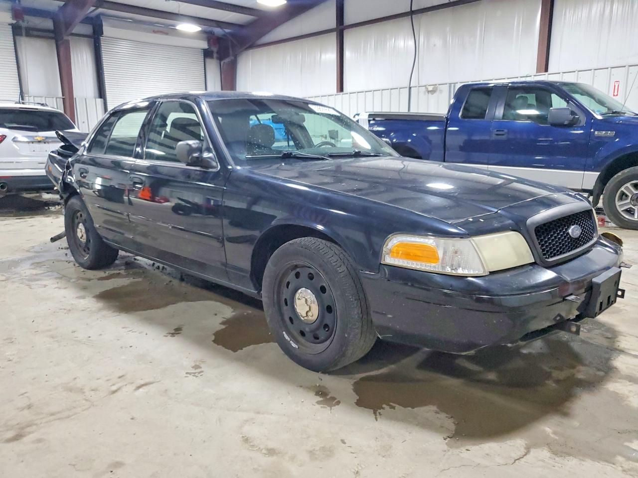 2007 Ford Crown Victoria Police Interceptor Black vin: 2FAHP71WX7X151326