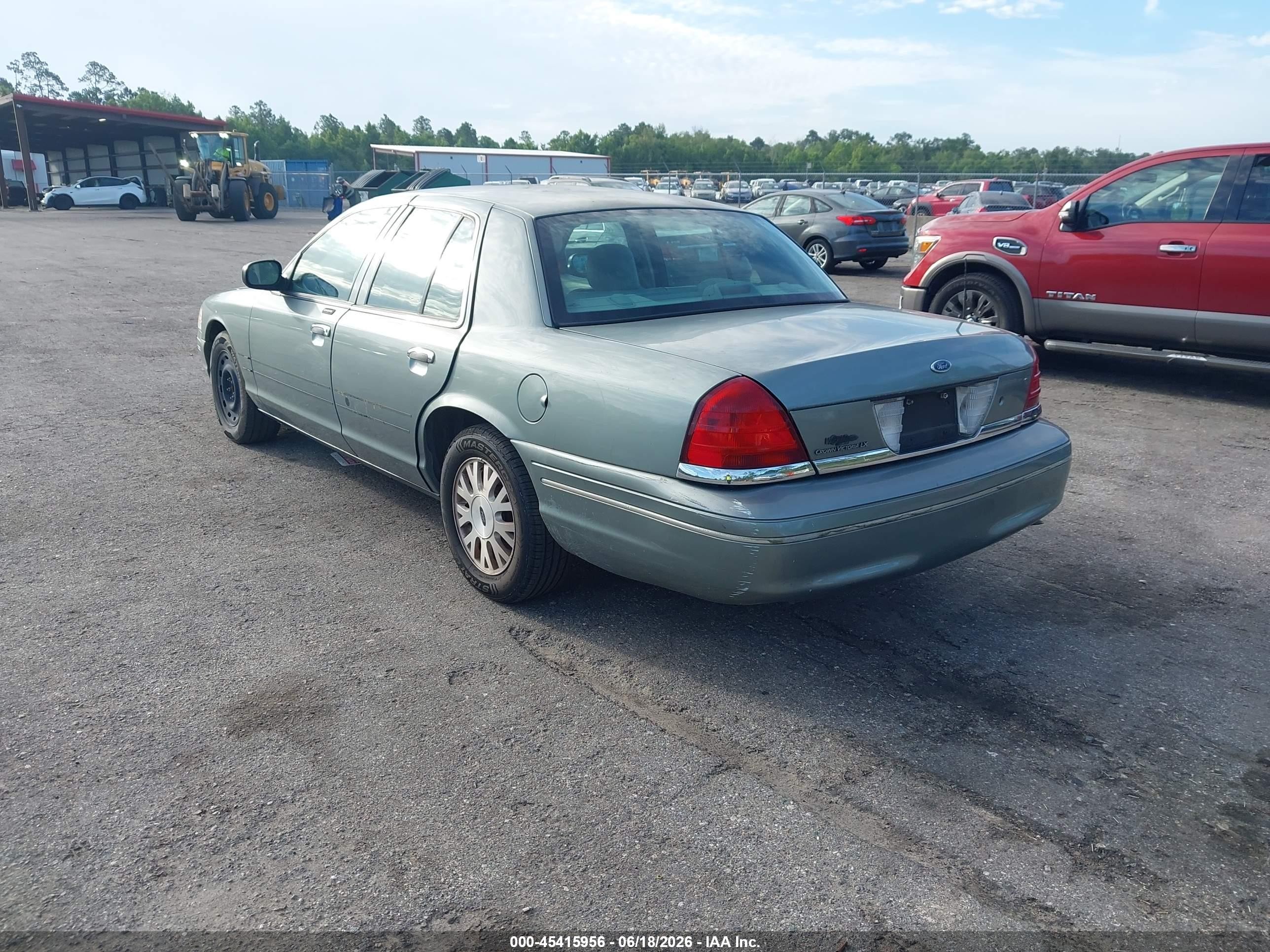 2005 Ford Crown Victoria Lx/lx Sport Light Blue vin: 2FAHP74W75X105977