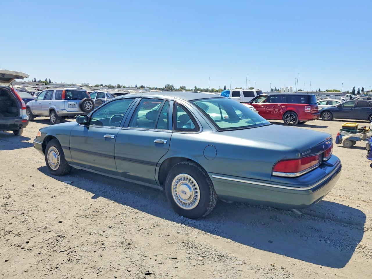 1996 Ford Crown Victoria Police Interceptor Teal vin: 2FALP71W3TX174290