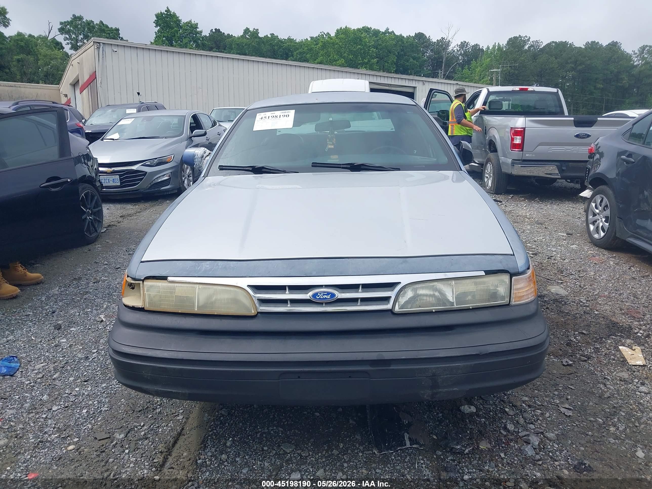 1995 Ford Crown Victoria Police Interceptor Light Blue vin: 2FALP71WXSX178335