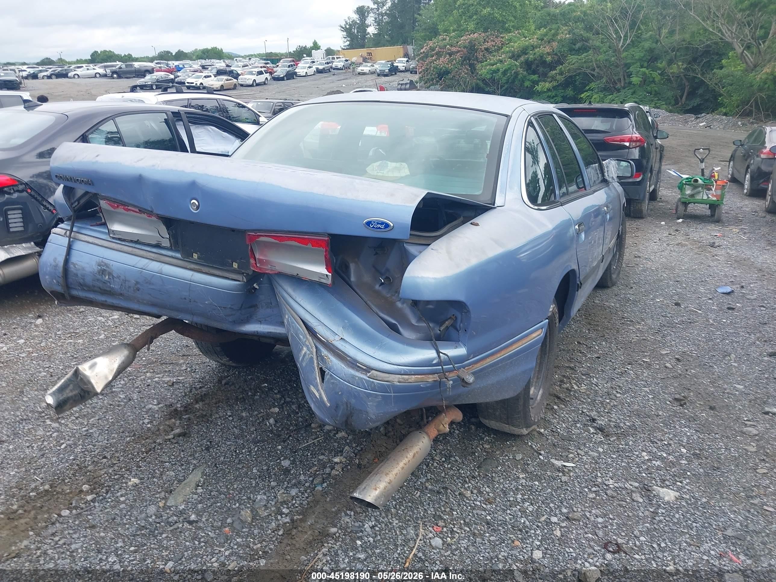 1995 Ford Crown Victoria Police Interceptor Light Blue vin: 2FALP71WXSX178335
