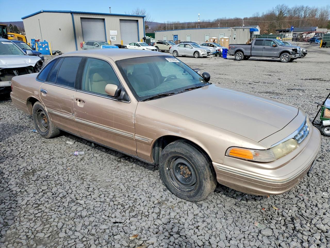 1996 Ford Crown Victoria Золотой vin: 2FALP73W5TX187510