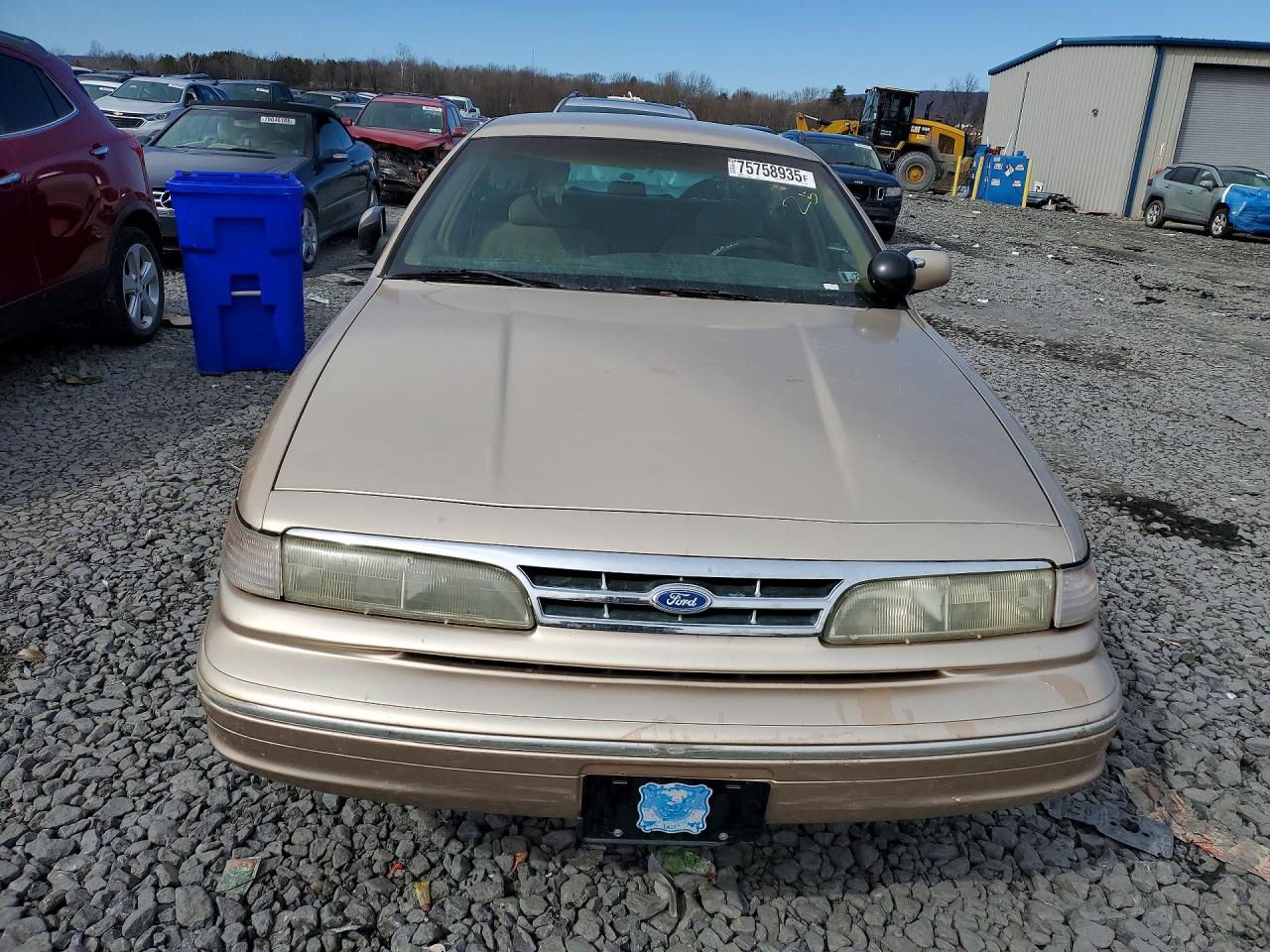 1996 Ford Crown Victoria Золотой vin: 2FALP73W5TX187510