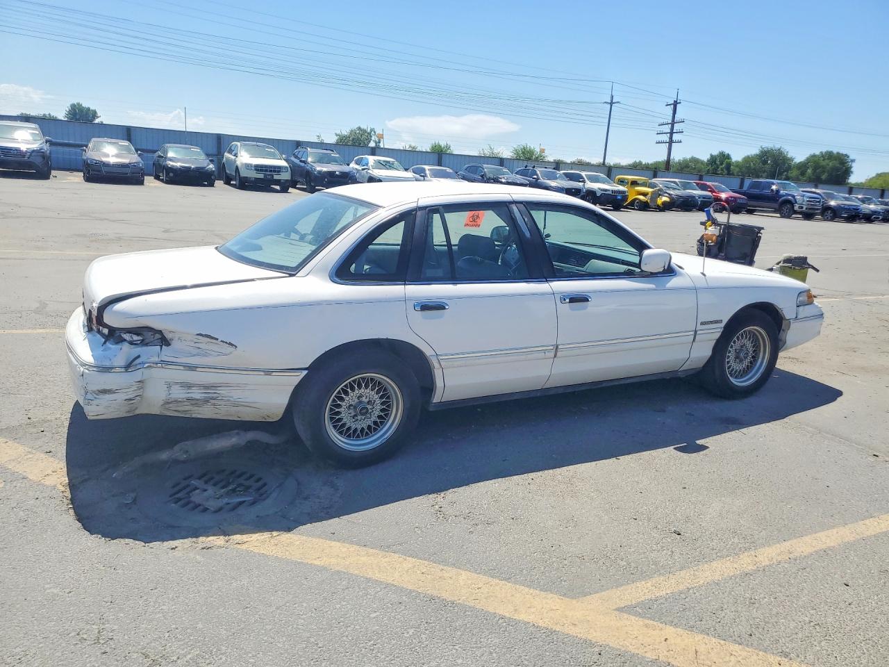 1994 Ford Crown Victoria Lx White vin: 2FALP74W1RX124525