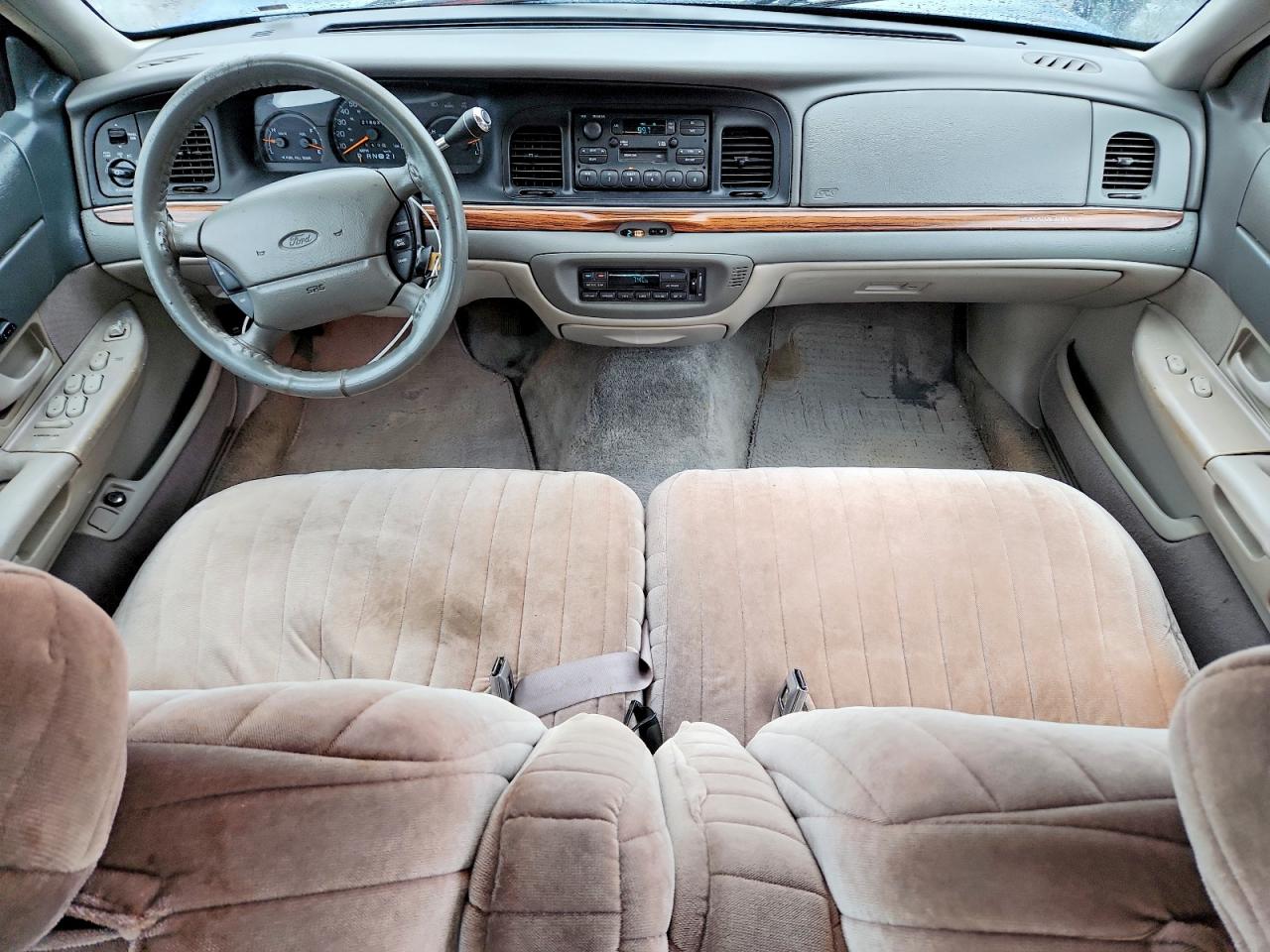 1997 Ford Crown Victoria Lx Blue vin: 2FALP74W3VX229254