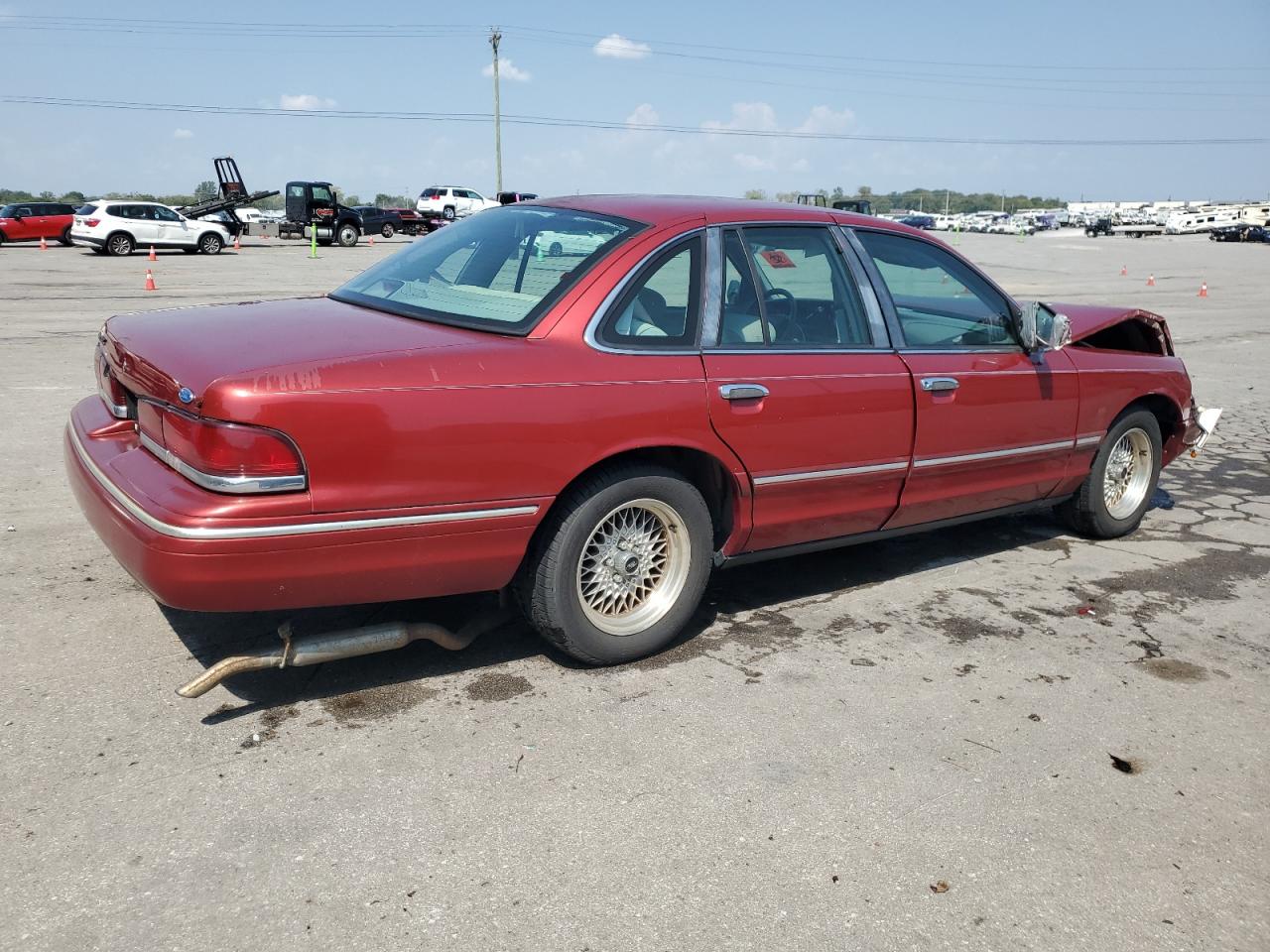1996 Ford Crown Victoria Lx Maroon vin: 2FALP74W4TX149278