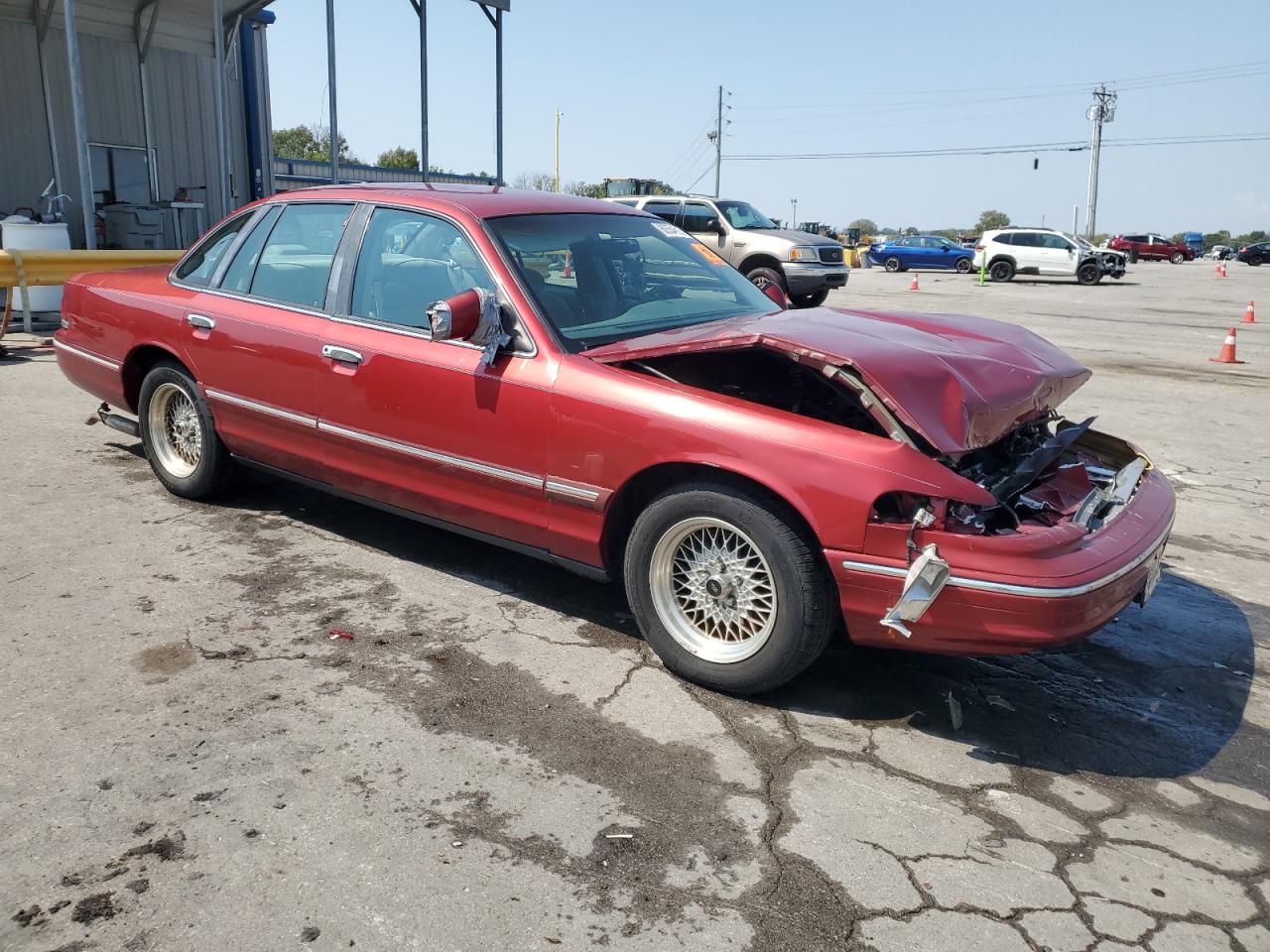 1996 Ford Crown Victoria Lx Maroon vin: 2FALP74W4TX149278