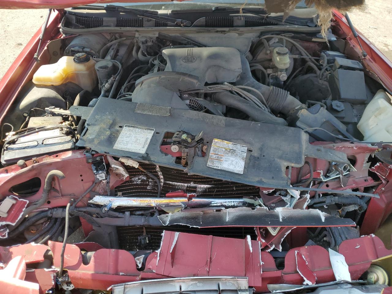 1996 Ford Crown Victoria Lx Maroon vin: 2FALP74W4TX149278