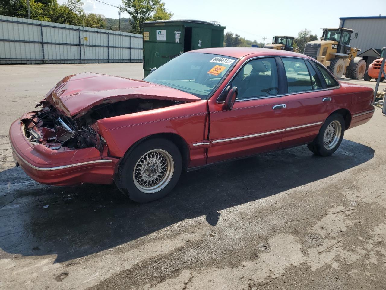 1996 Ford Crown Victoria Lx Maroon vin: 2FALP74W4TX149278