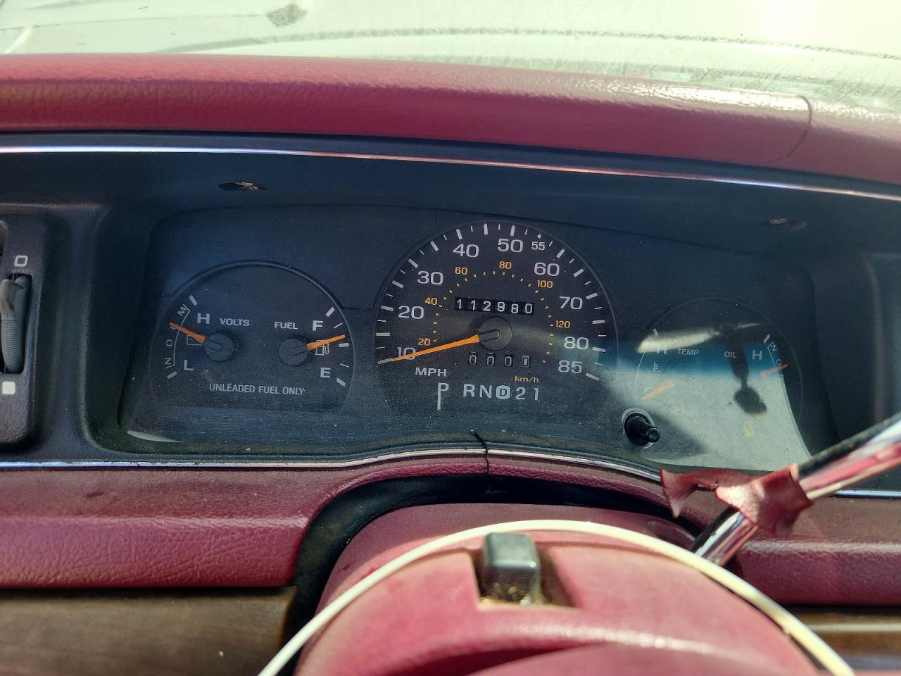 1993 Ford Crown Victoria Lx White vin: 2FALP74W5PX191402