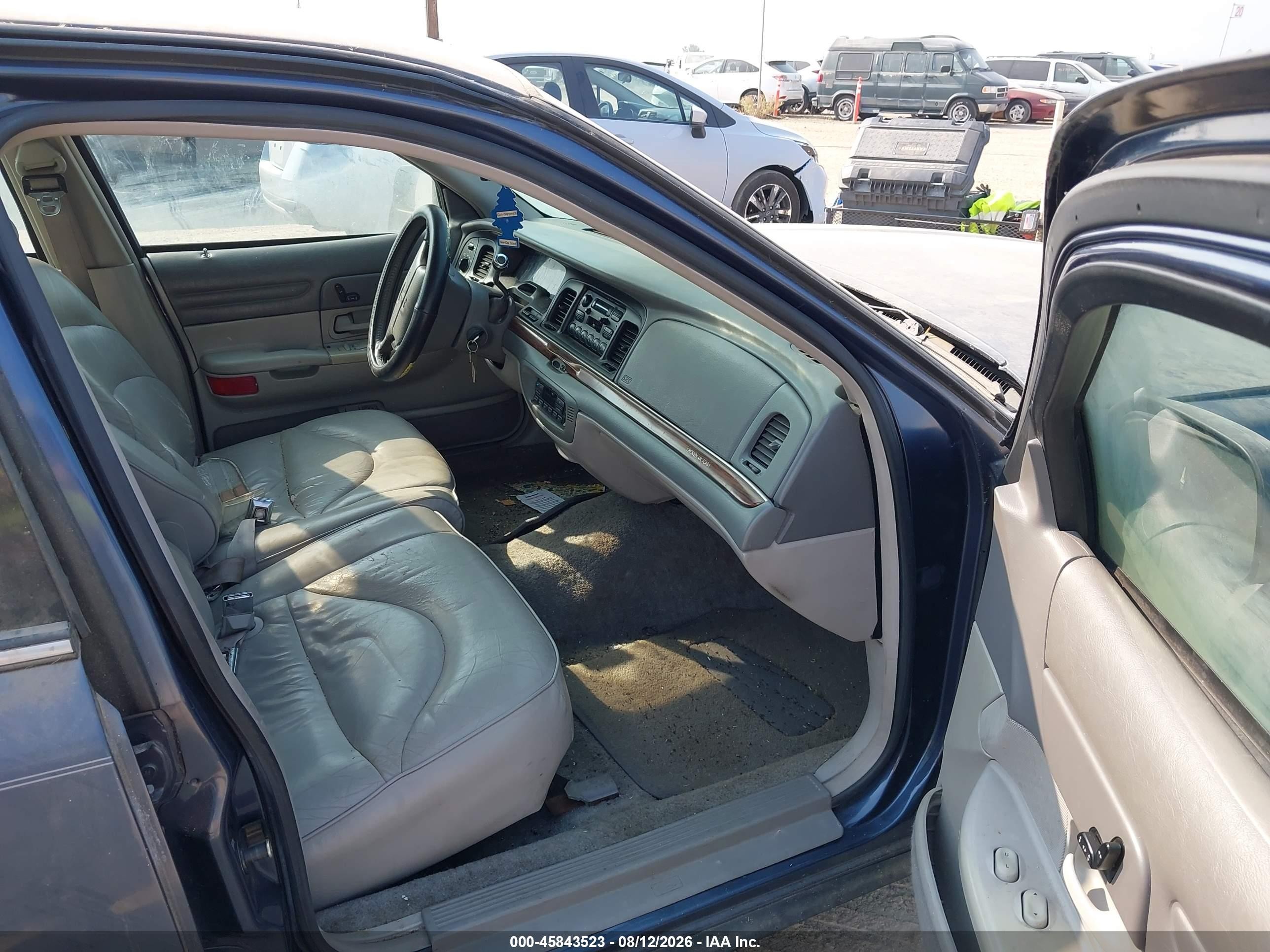 1997 Ford Crown Victoria Lx Blue vin: 2FALP74W5VX223620