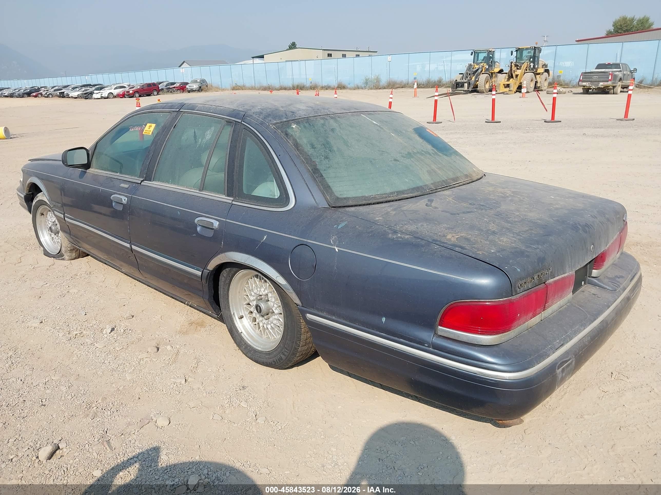 1997 Ford Crown Victoria Lx Blue vin: 2FALP74W5VX223620