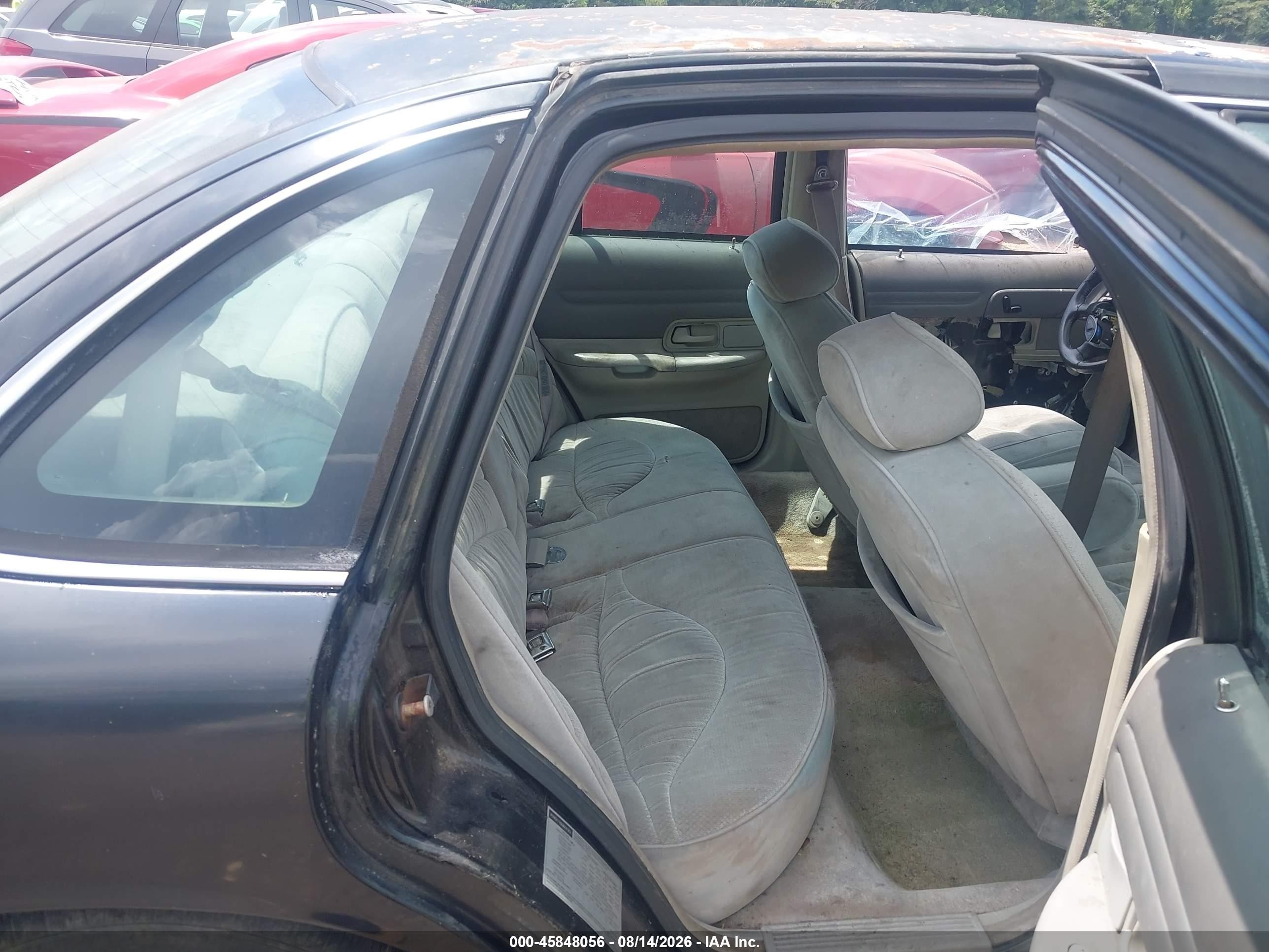 1995 Ford Crown Victoria Lx Black vin: 2FALP74W6SX181681