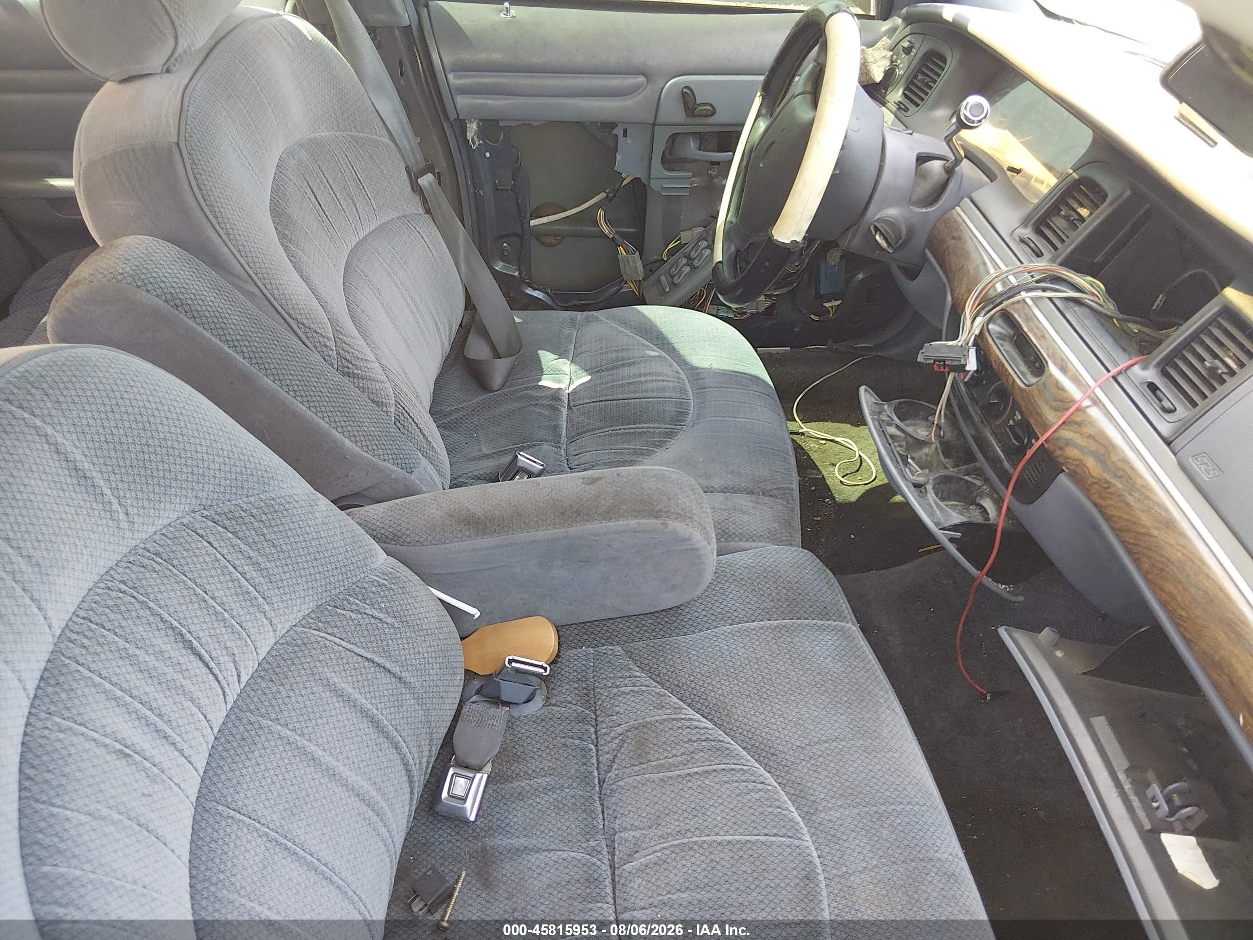 1997 Ford Crown Victoria Lx Blue vin: 2FALP74W6VX228308