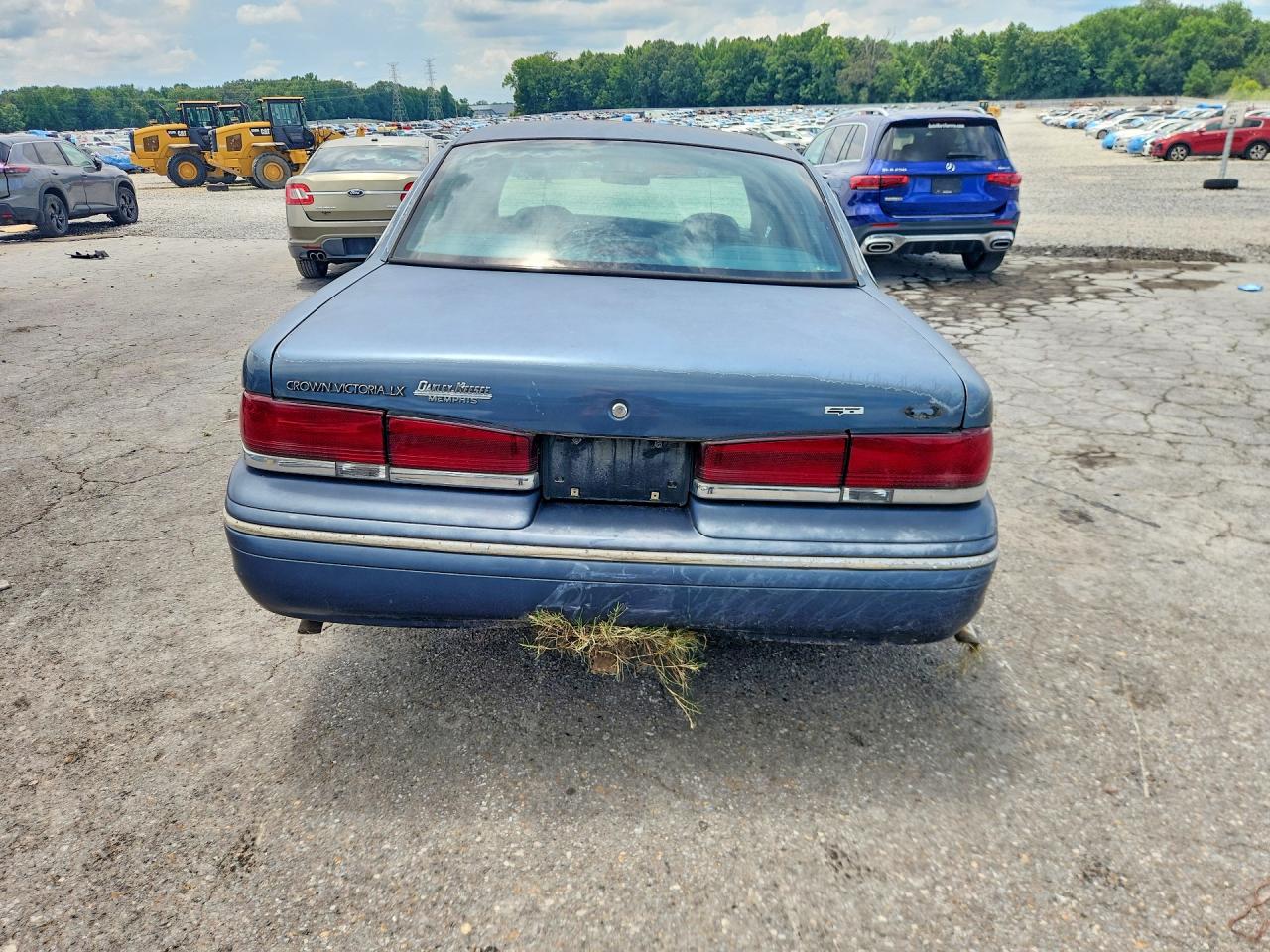 1996 Ford Crown Victoria Lx Blue vin: 2FALP74W8TX204489