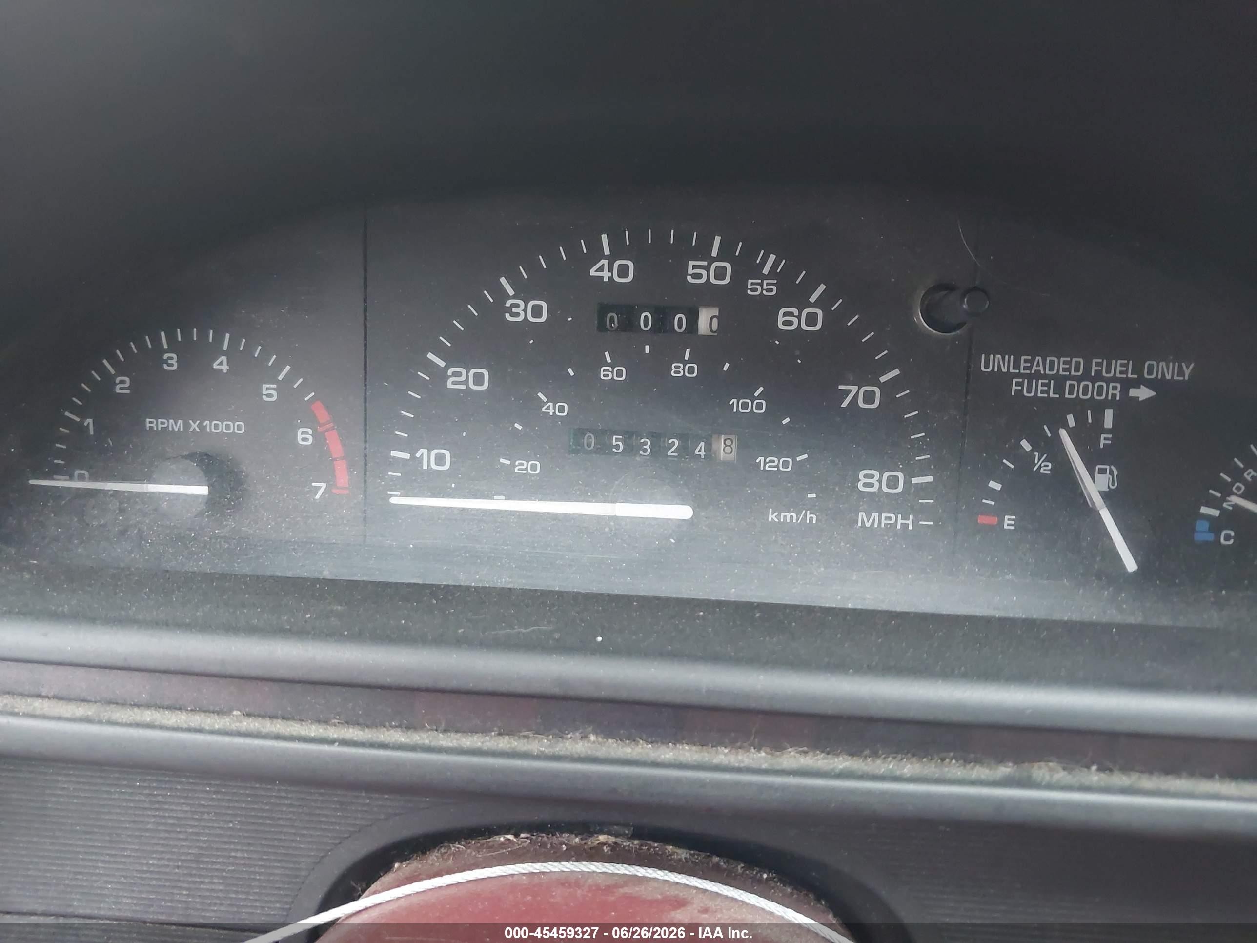 1992 Ford Tempo Gl Red vin: 2FAPP36U1NB174709