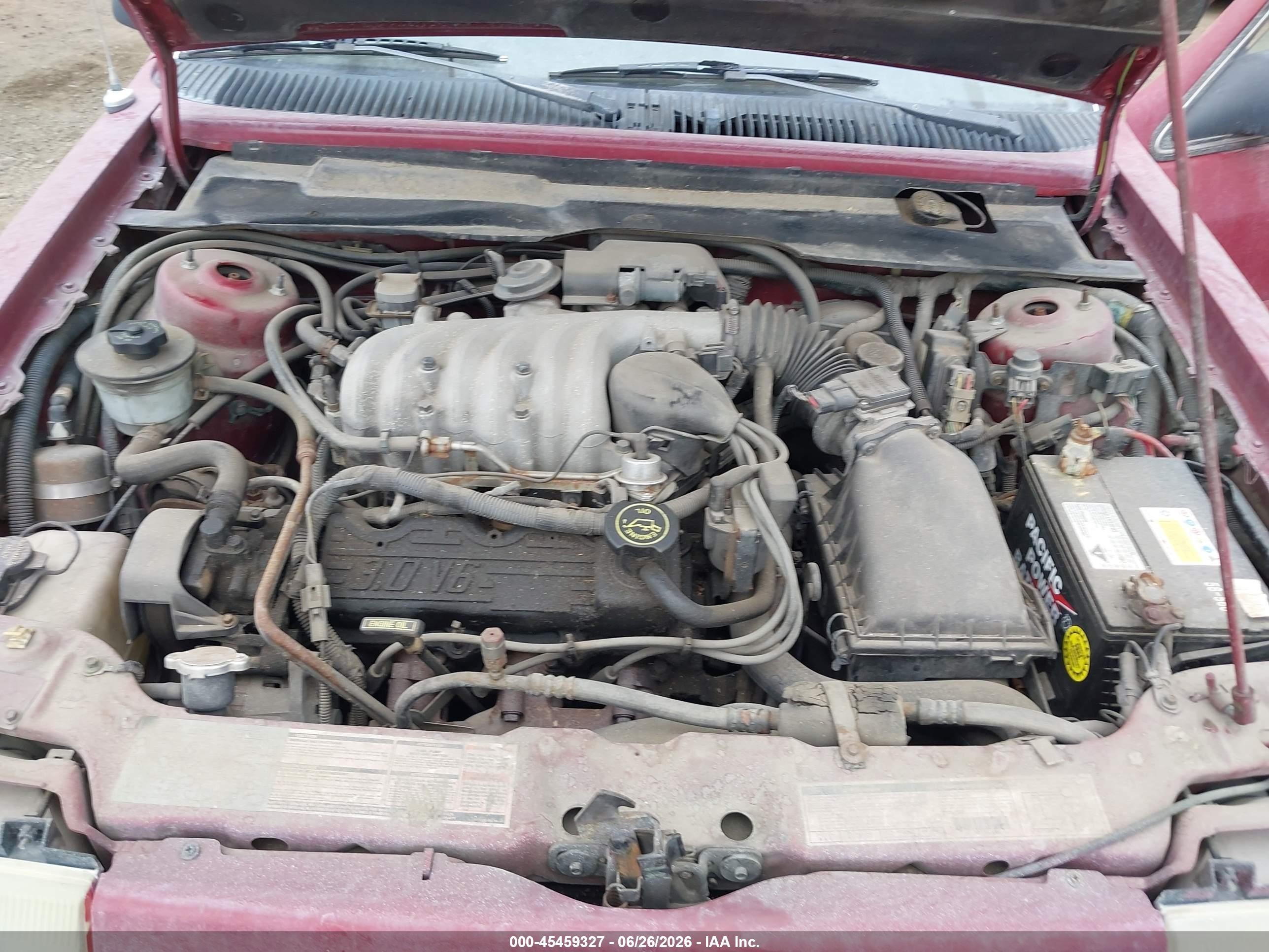 1992 Ford Tempo Gl Red vin: 2FAPP36U1NB174709