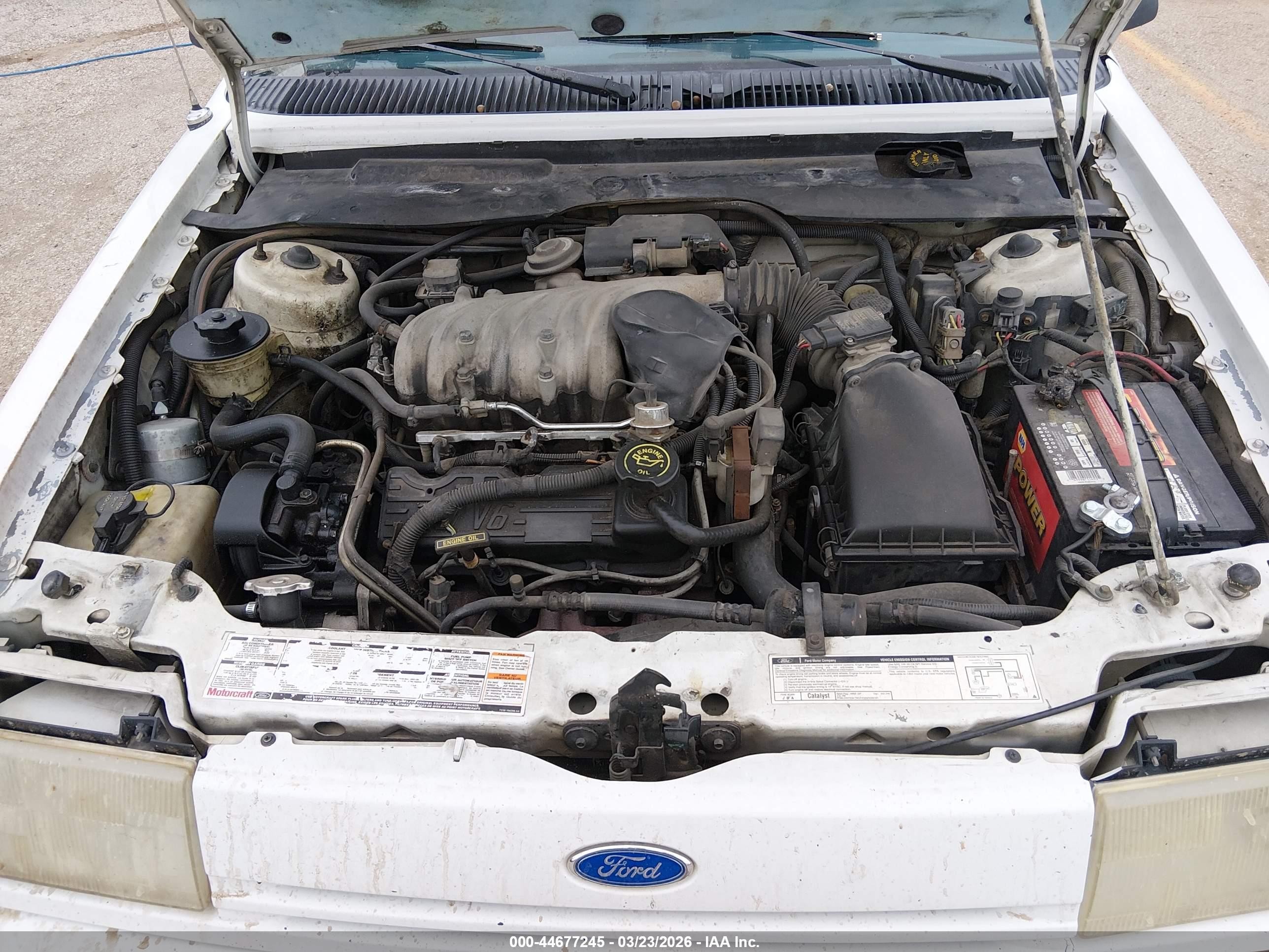 1993 Ford Tempo Gl Белый vin: 2FAPP36U2PB106955