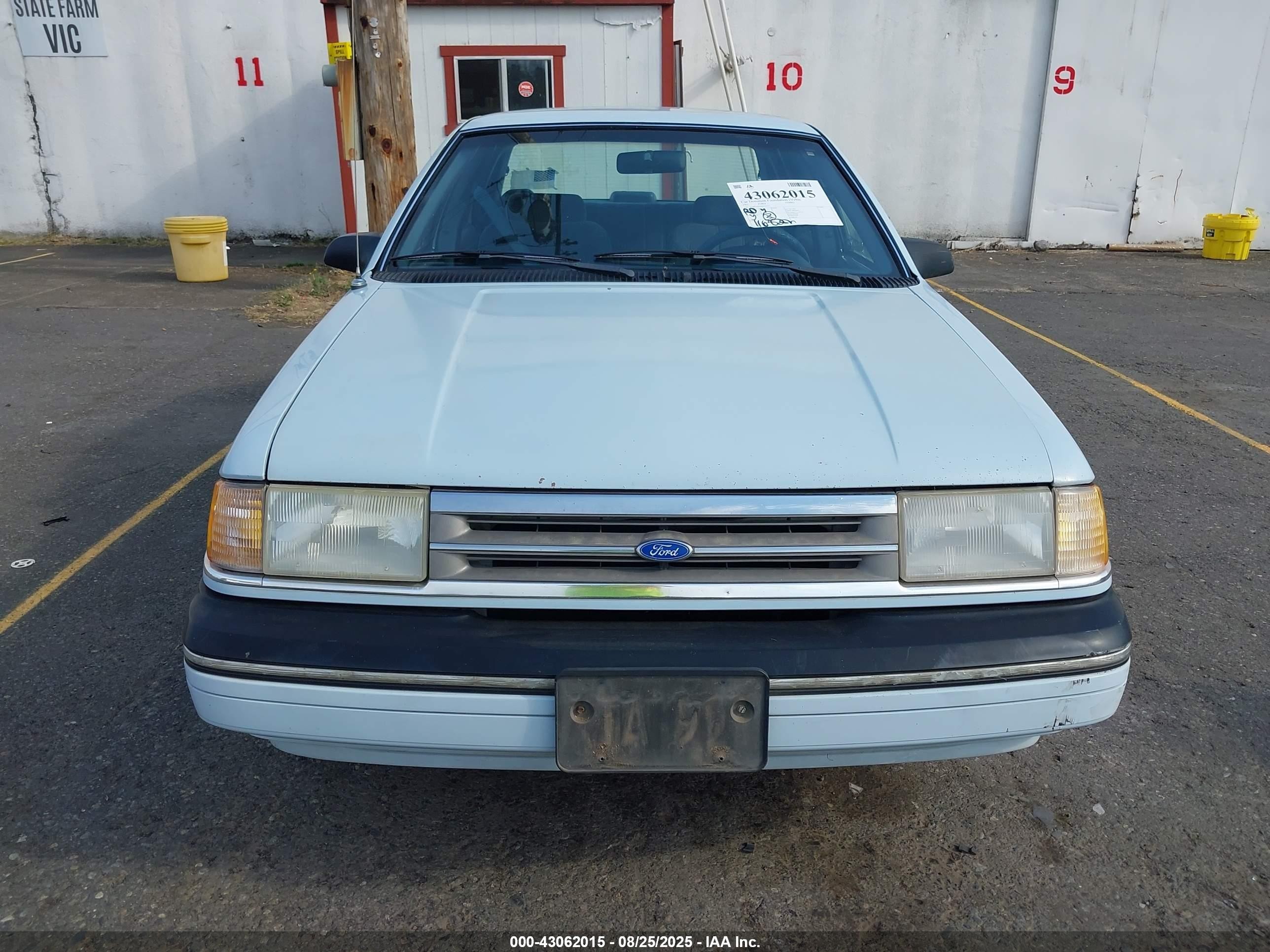 1991 Ford Tempo Gl White vin: 2FAPP36X0MB144917