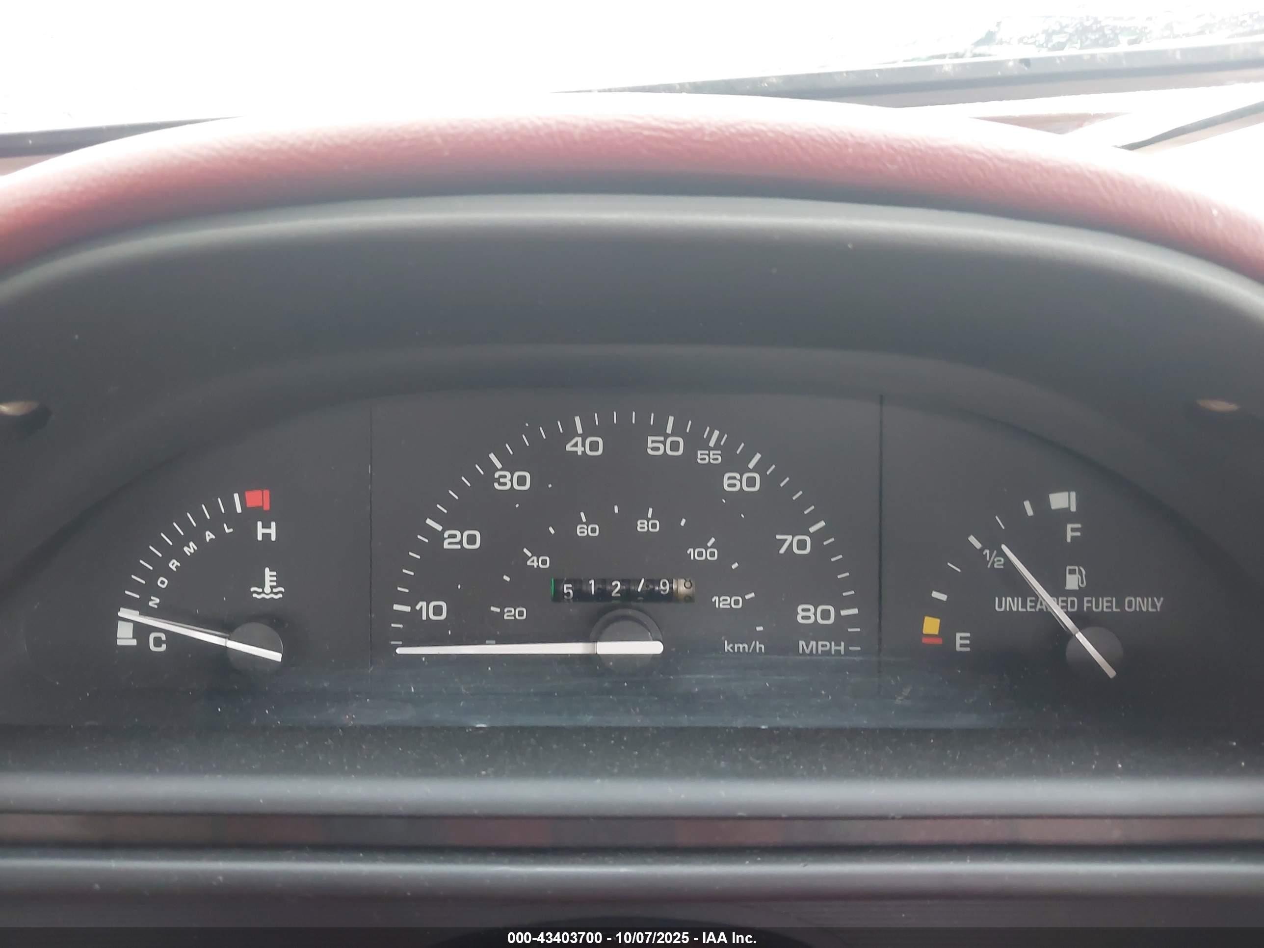 1991 Ford Tempo Gl Red vin: 2FAPP36X1MB199652