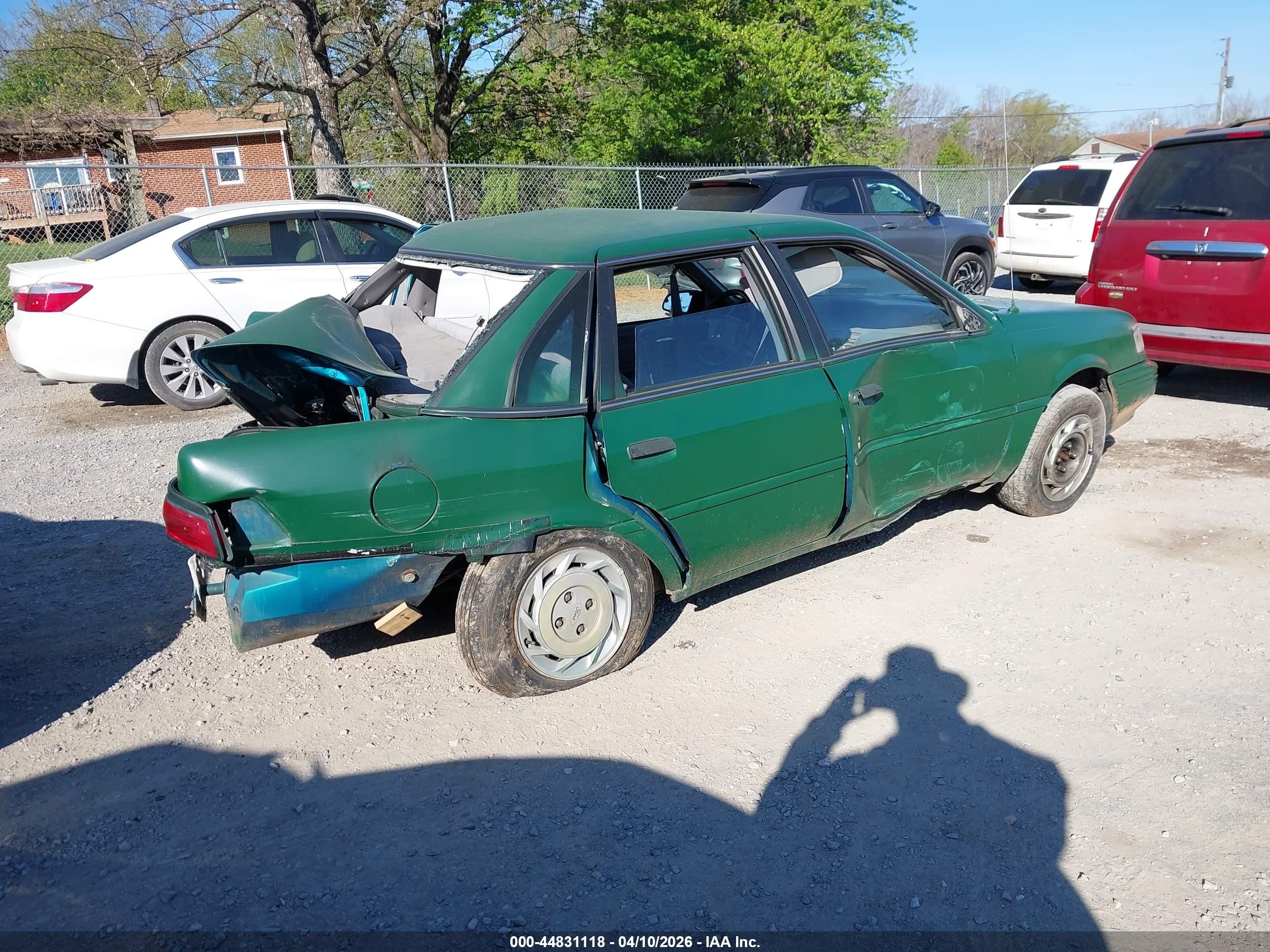 1993 Ford Tempo Gl Зеленый vin: 2FAPP36X4PB160395