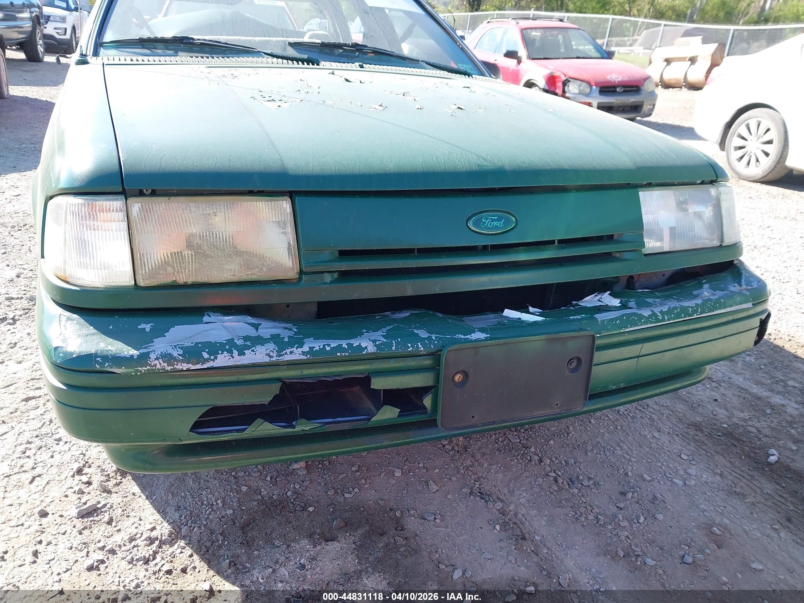 1993 Ford Tempo Gl Зеленый vin: 2FAPP36X4PB160395