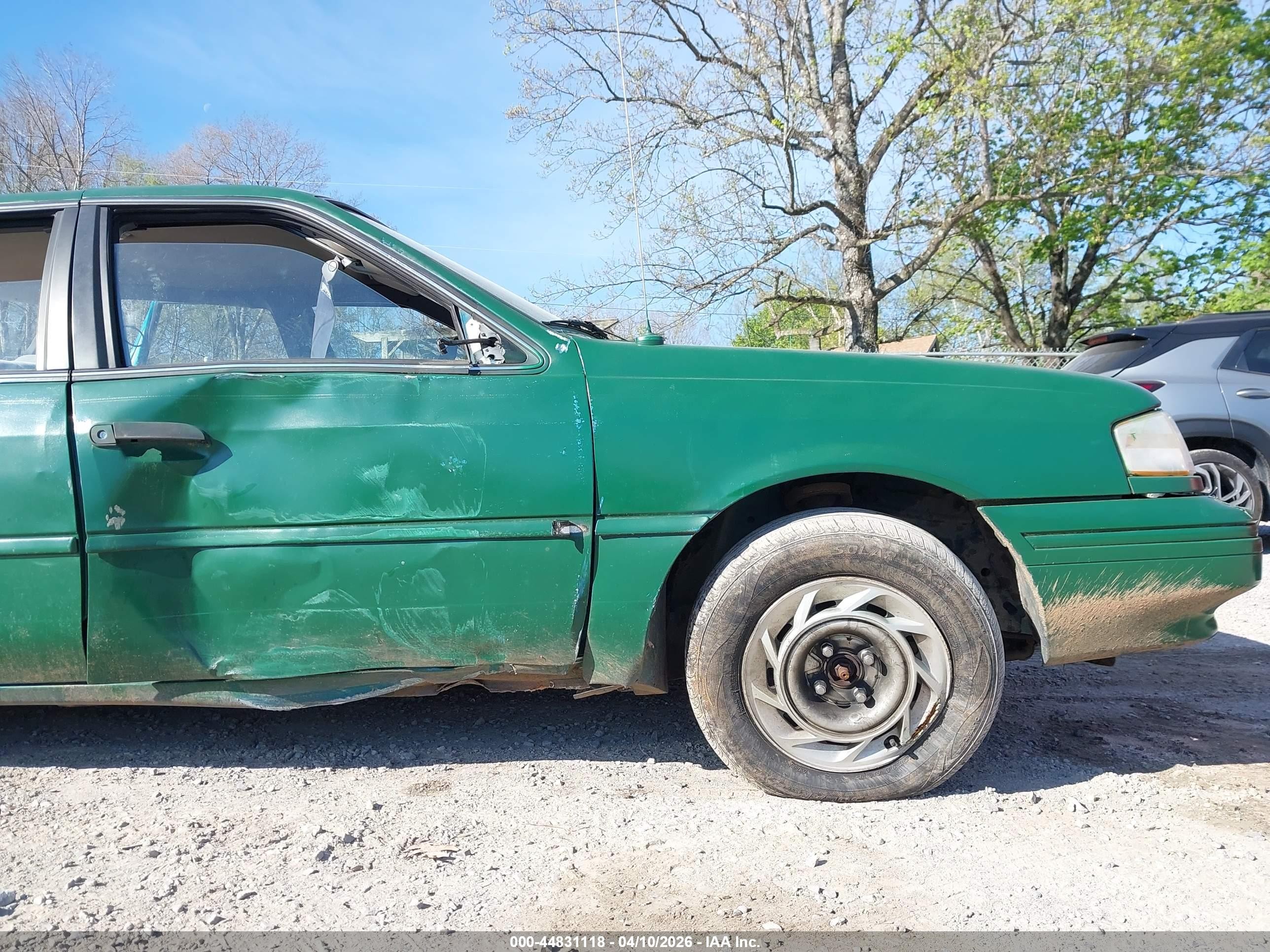 1993 Ford Tempo Gl Зеленый vin: 2FAPP36X4PB160395
