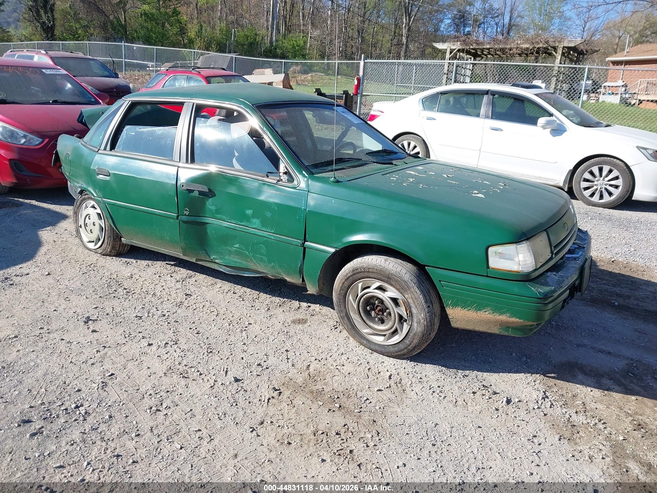 1993 Ford Tempo Gl Green vin: 2FAPP36X4PB160395