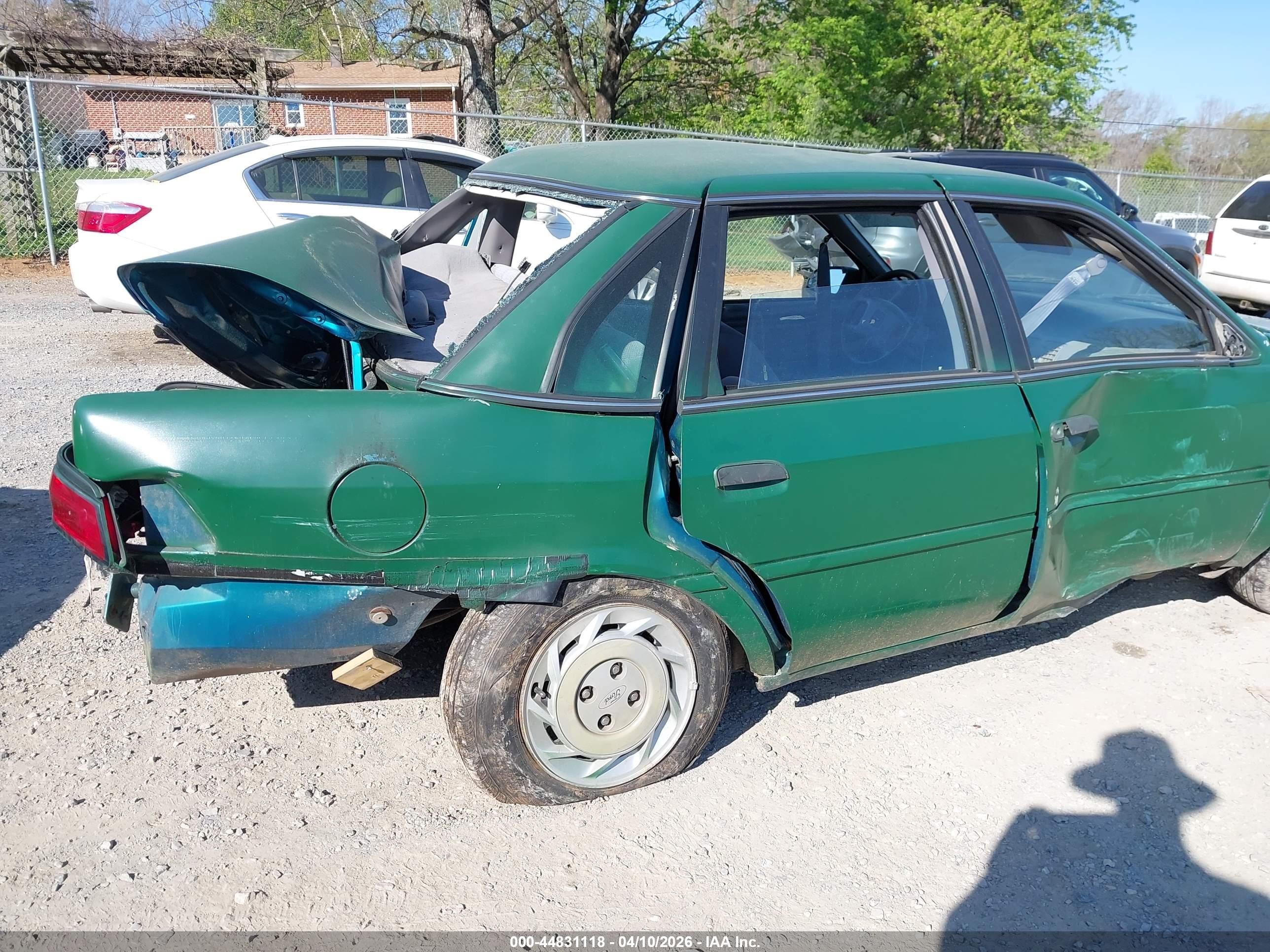 1993 Ford Tempo Gl Зеленый vin: 2FAPP36X4PB160395